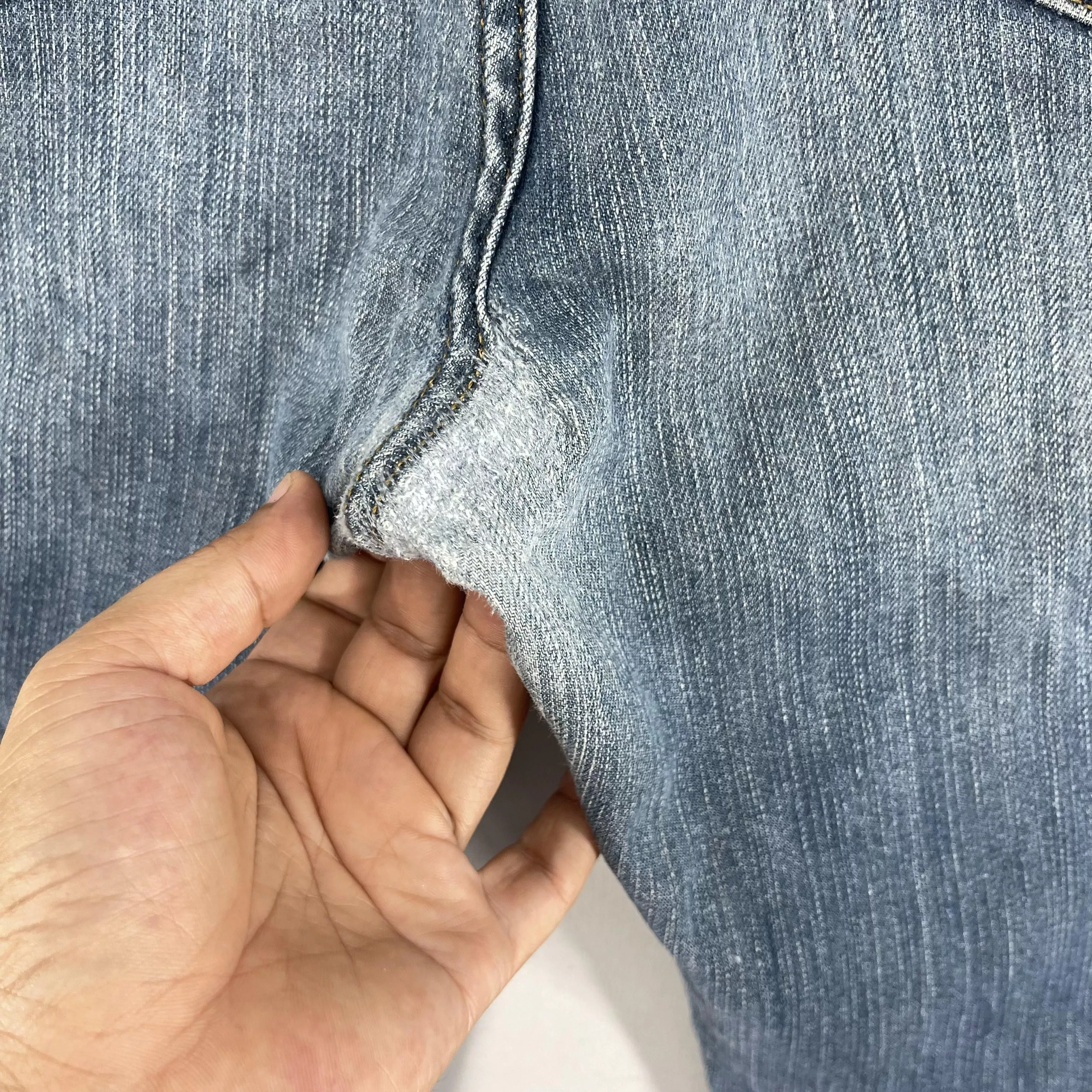 Levi's Denim Levi's Size 39 Vintage Levis Signature Distressed Reconstruct Jeans Blue Streetwear