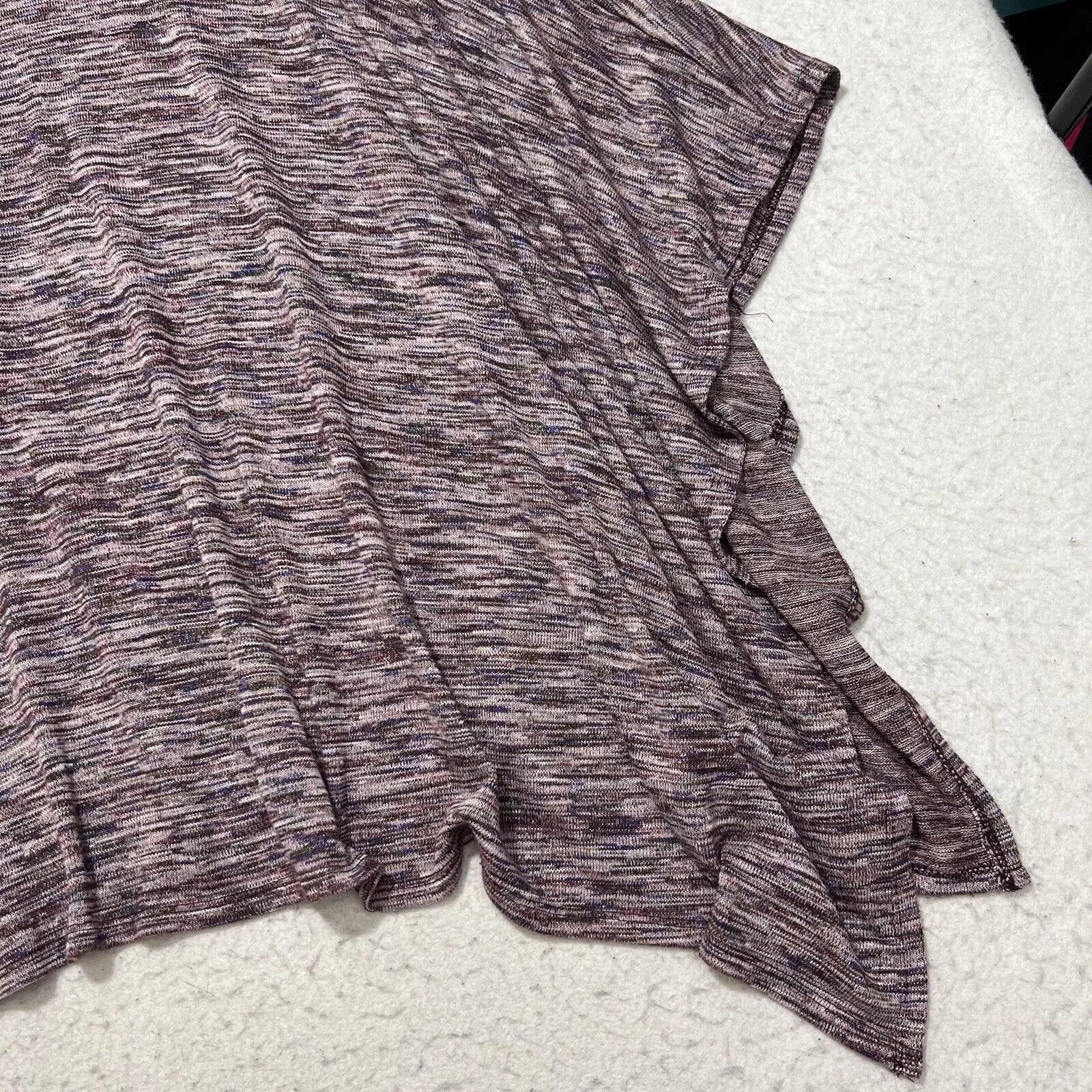 Target Basics Sweaters Target Basics Knox Rose Oversized Short Sleeve Ombre Purple Boho Sweater