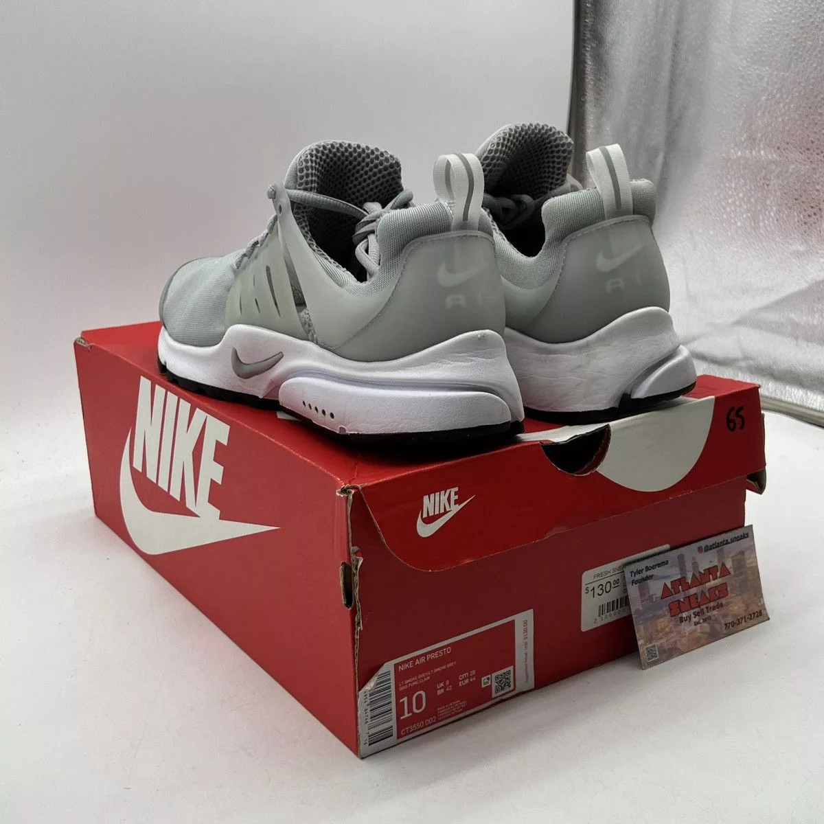 Nike Low Top Sneakers Nike Air presto light smoke grey Red