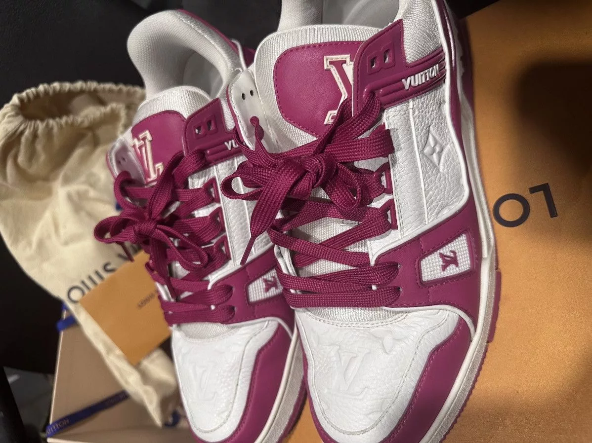 Louis Vuitton Low Top Sneakers Louis Vuitton Trainer Pink