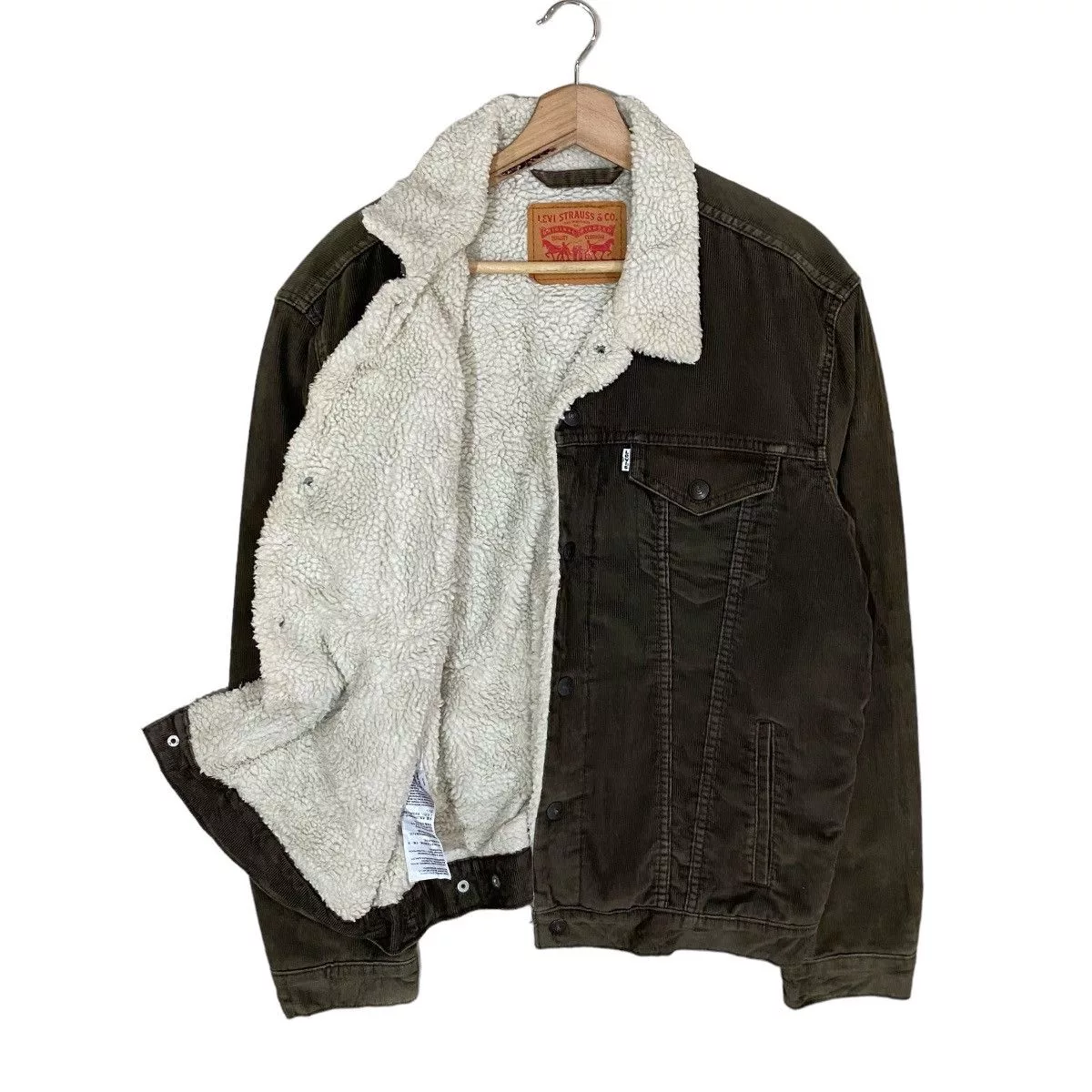 Levi's Light Jackets Levi's × Levi's Vintage Clothing VINTAGE LEVI’S SHERPA CORDUROY TRUCKERS JACKET Brown
