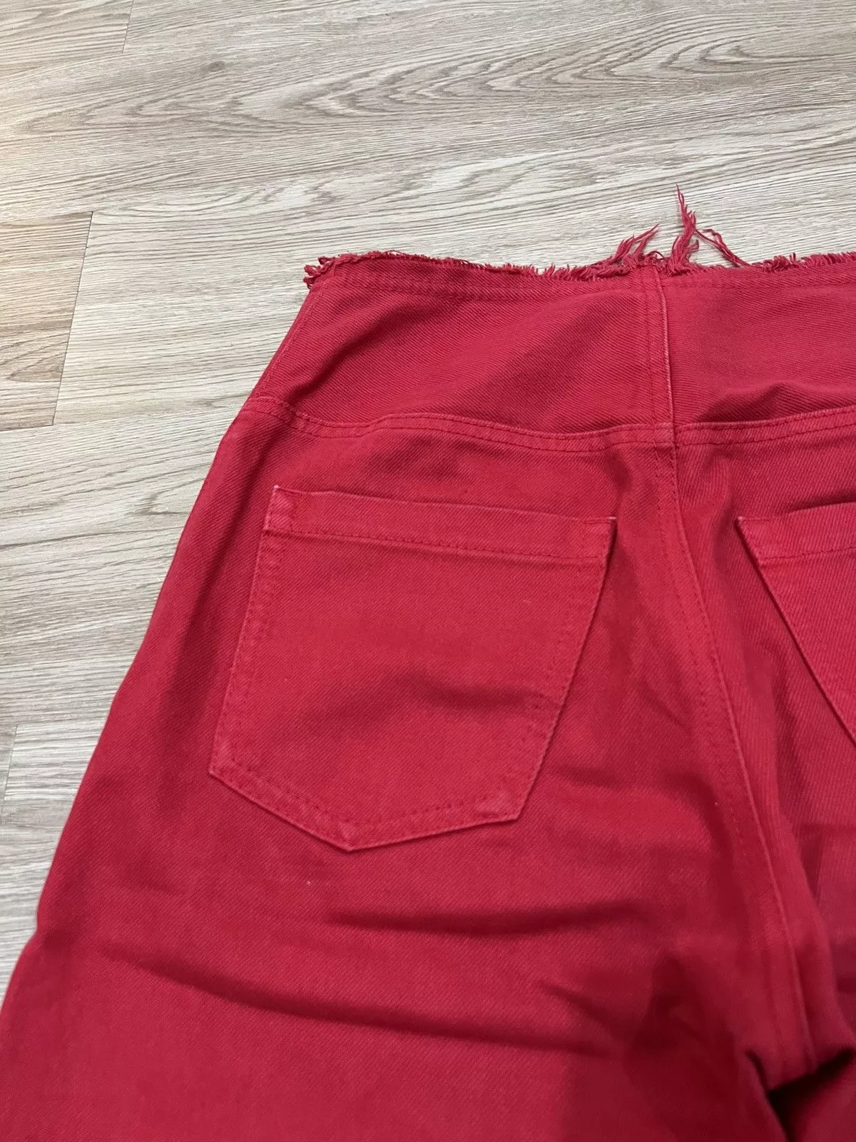 Opening Ceremony Denim 🔥RARE🔥Opening Ceremony Distressed Jeans Red