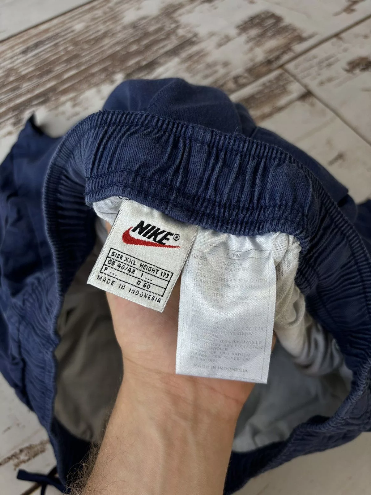 Nike Shorts Nike × Vintage 90s Nike Vintage Shorts Blue Streetwear