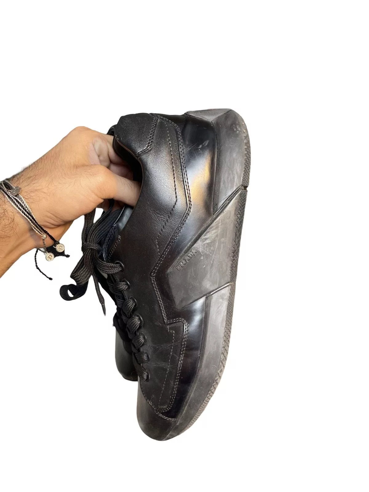 Prada Low Top Sneakers Prada Cup Sneakers Black