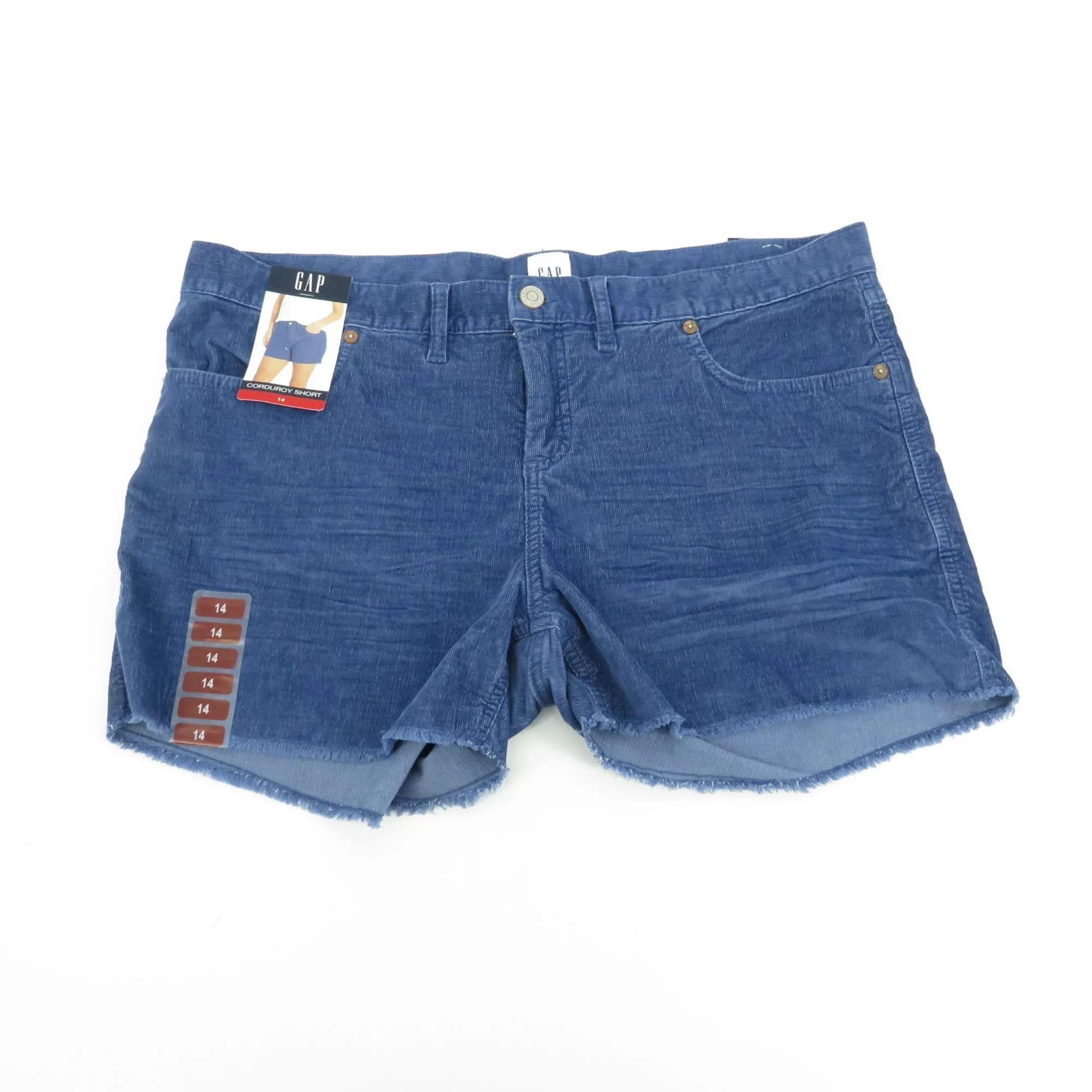 Gap Shorts Gap Women's Blue Corduroy Shorts Size 14 NWT $49.95