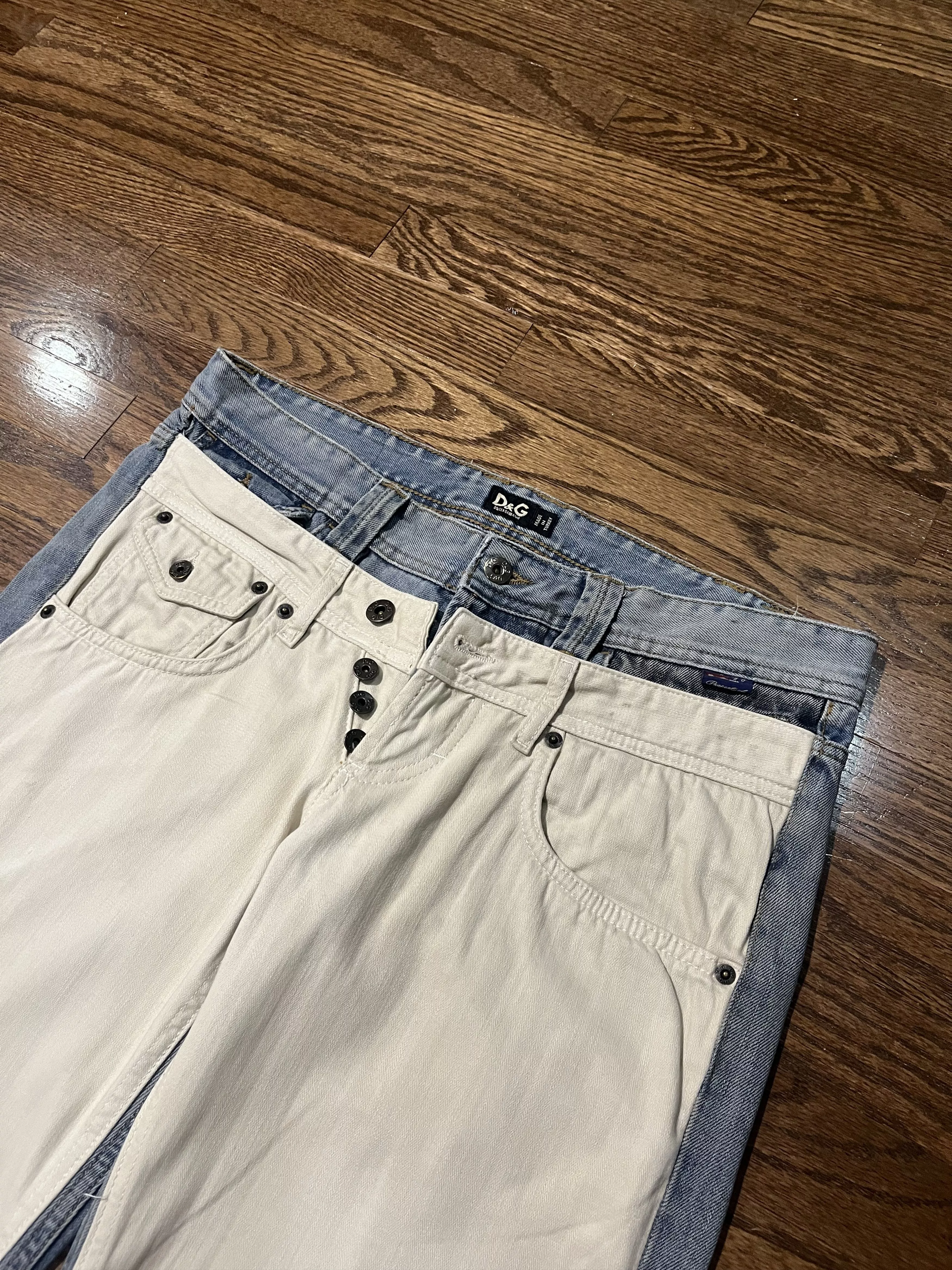 Dolce & Gabbana Denim Dolce & Gabbana Undone Double Layered Jeans Multi