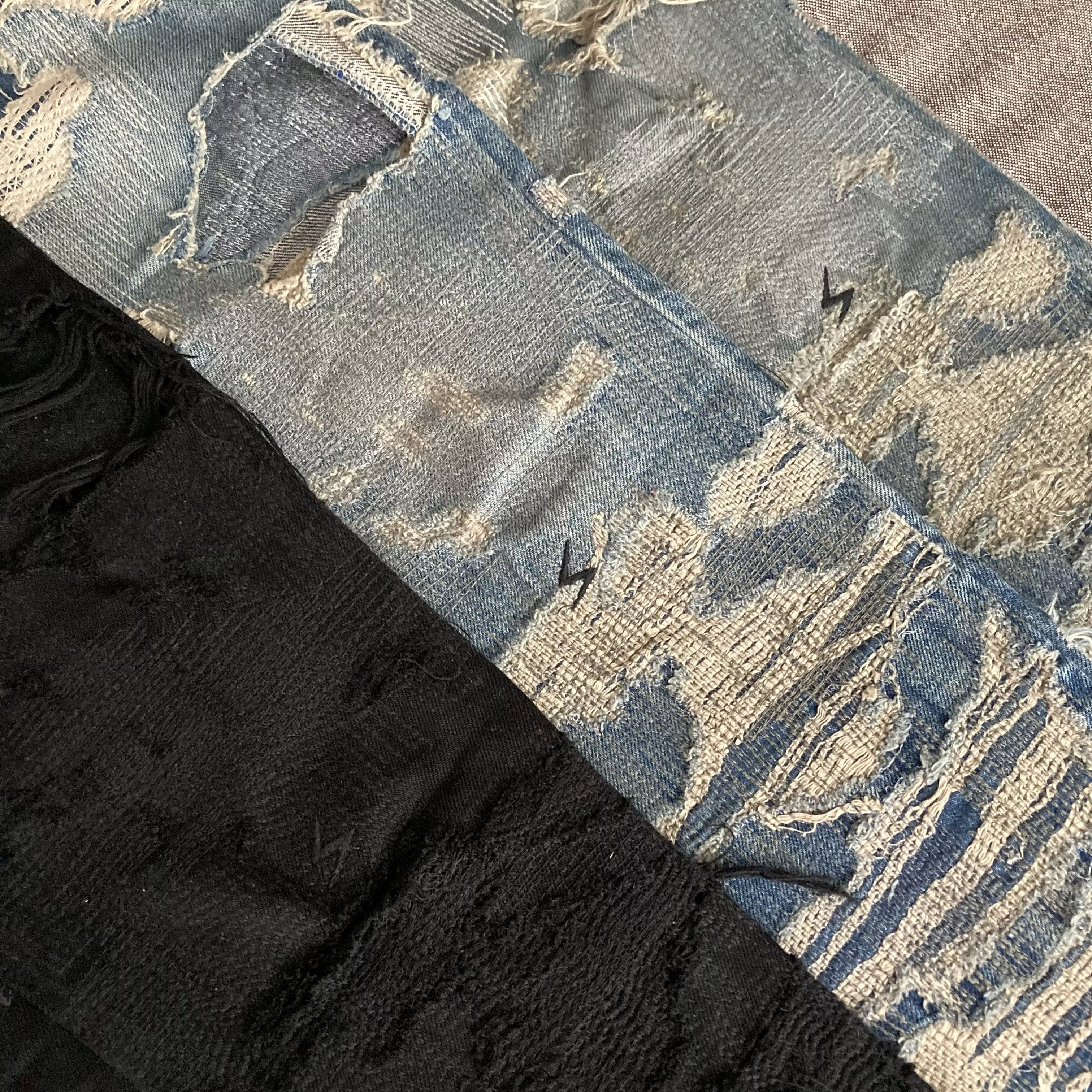 Undercover Denim Undercover 85 Jeans Blue + Black