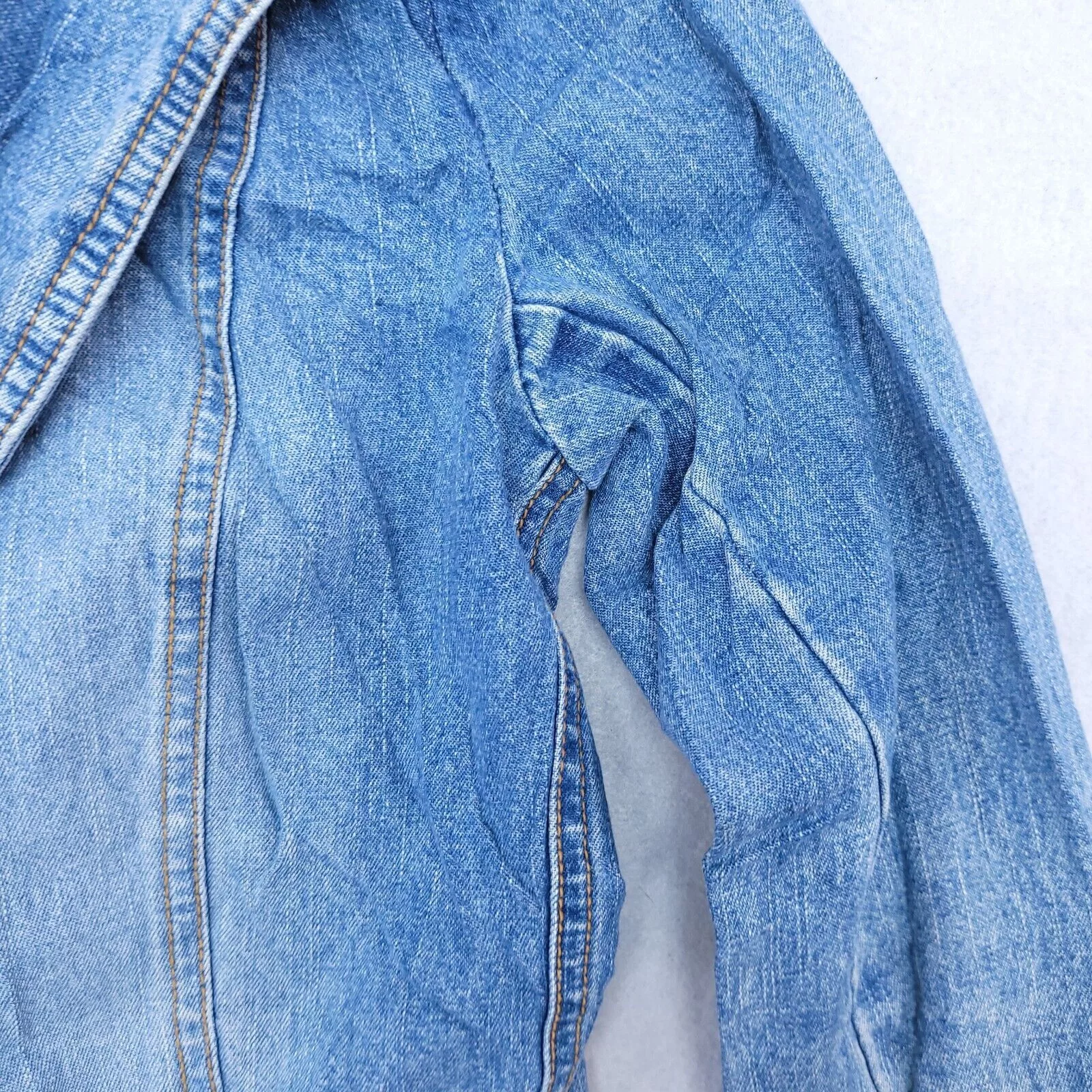 Mossimo Jackets Mossimo Casual Button Denim Jean Jacket Womens Size S Blue