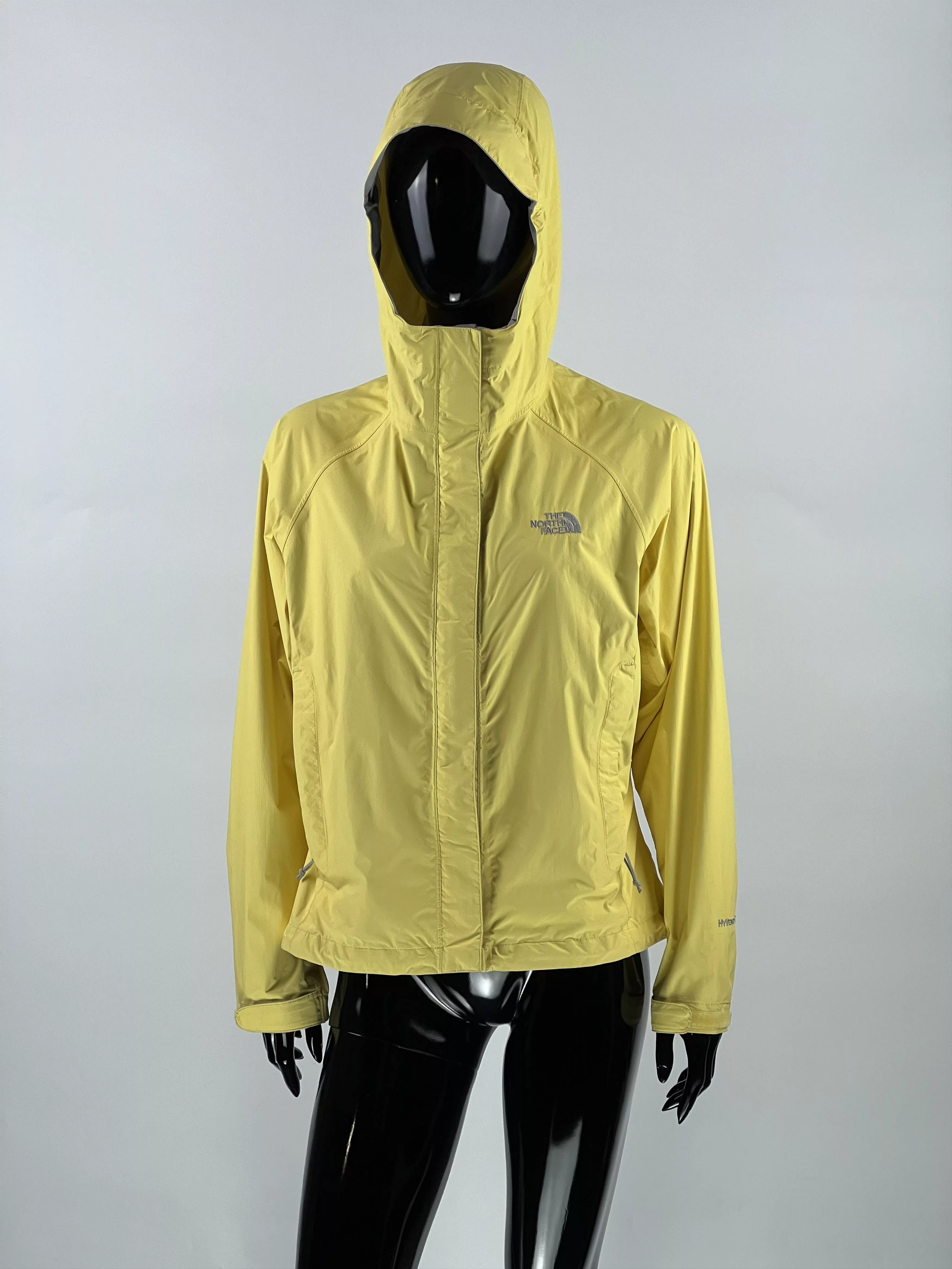 The North Face Rain Jackets The North Face HyVent DT Lightweight Hooded Jacket XS Yellow Gorpcore