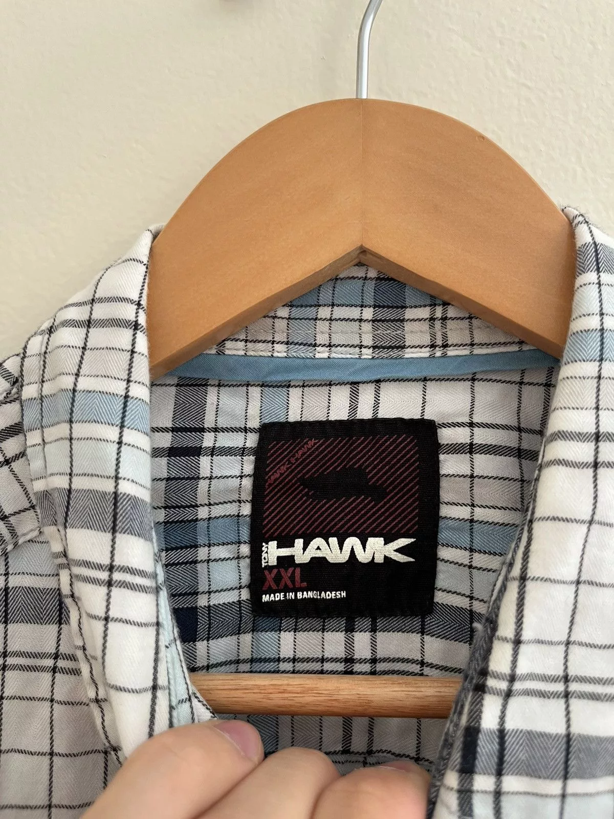 Hook-Ups Shirts Button Ups Hook-Ups × Tony Hawk × Vintage Vintage 00’s Tony Hawk Flannel Shirt Slim Fit Multi