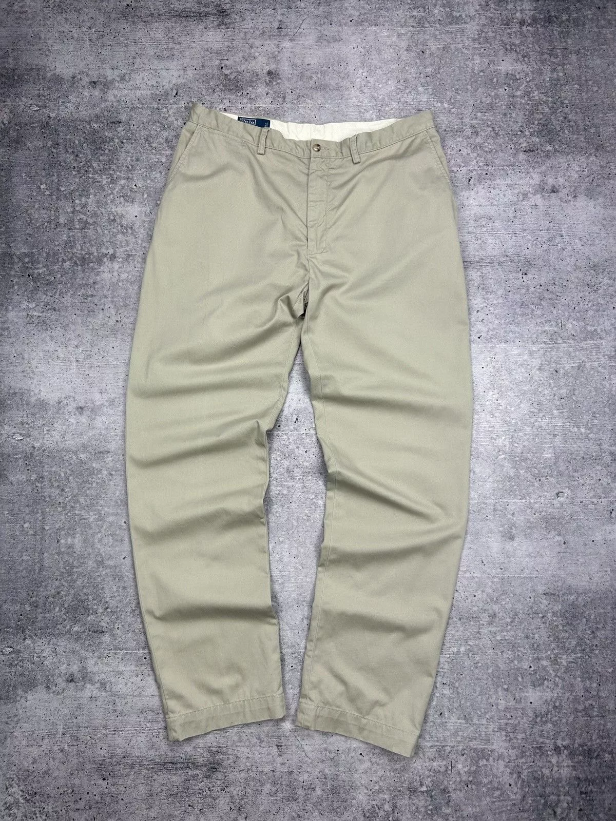 Polo Ralph Lauren Casual Pants Polo Ralph Lauren × Vintage Vintage Polo Ralph Lauren Y2K Style Gordon Chino Beige Pants Streetwear