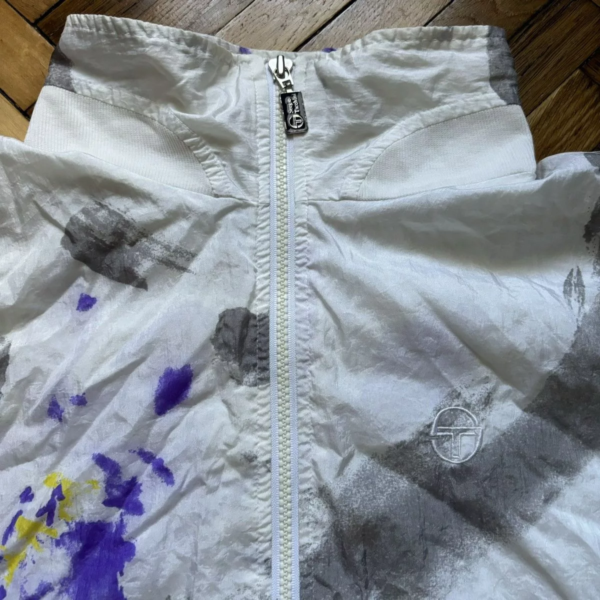 Sergio Tacchini Light Jackets Sergio Tacchini × Vintage Vintage Avant-Garde Olympic jacket Sergio Tacchini White