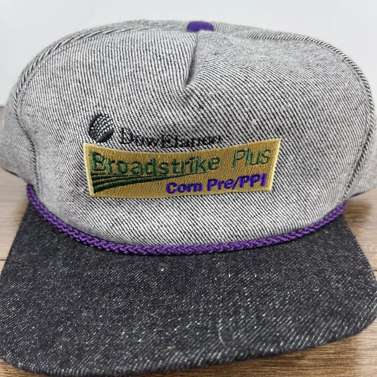 Other Hats Other Broadstrike Plus Corn Hat Gray Snapback Hat Adjustable Adult