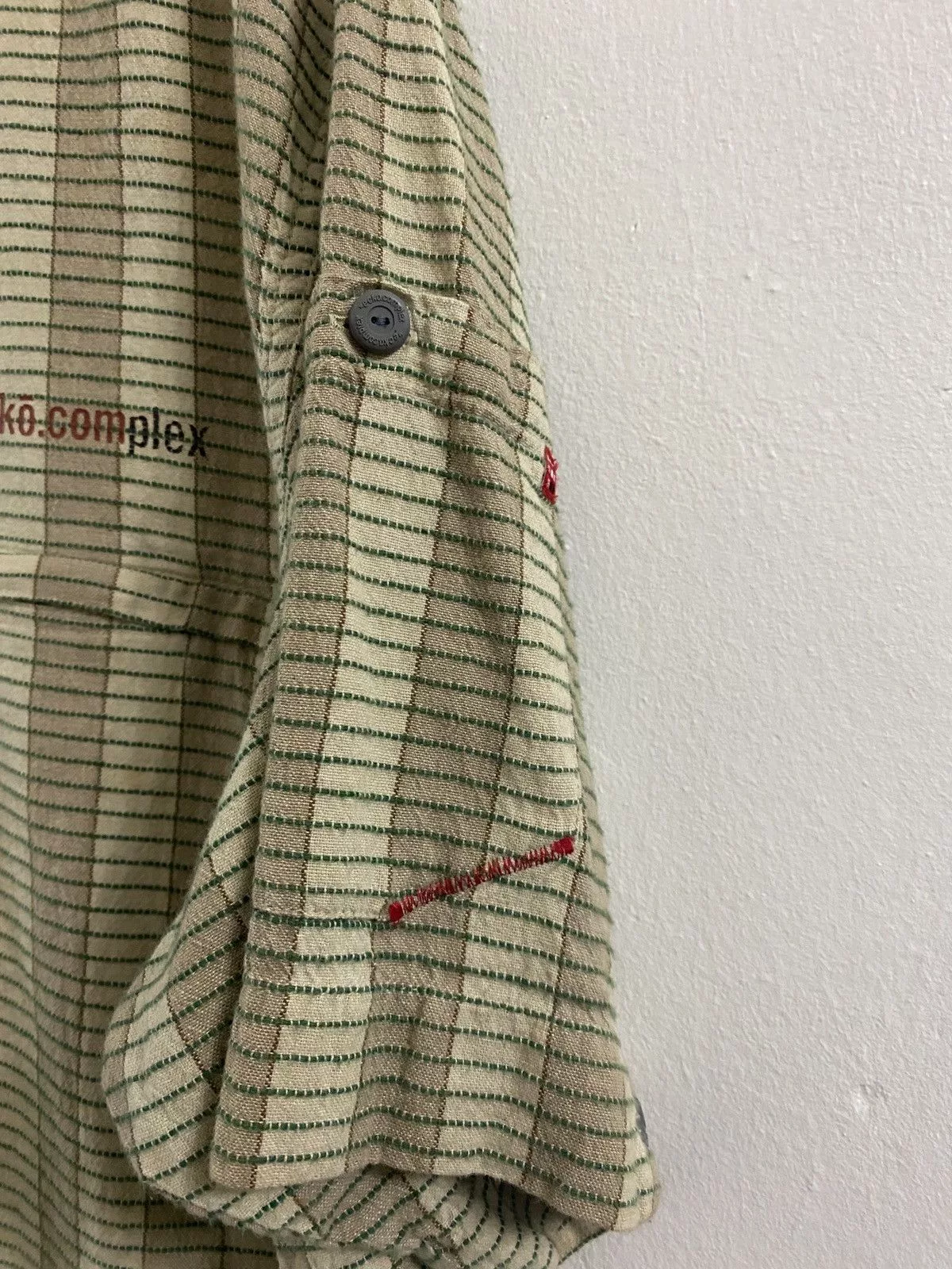Ecko Unltd. Shirts Button Ups Ecko Unltd. Ecko.Complex Streewear Multi Pocket Shirt Brown Vintage