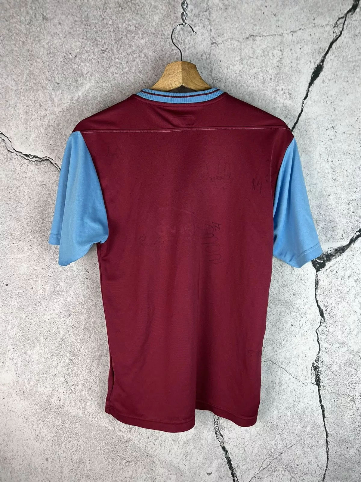 Reebok Jerseys Reebok × Vintage Reebok West Ham United autograph soccer football jersey Red