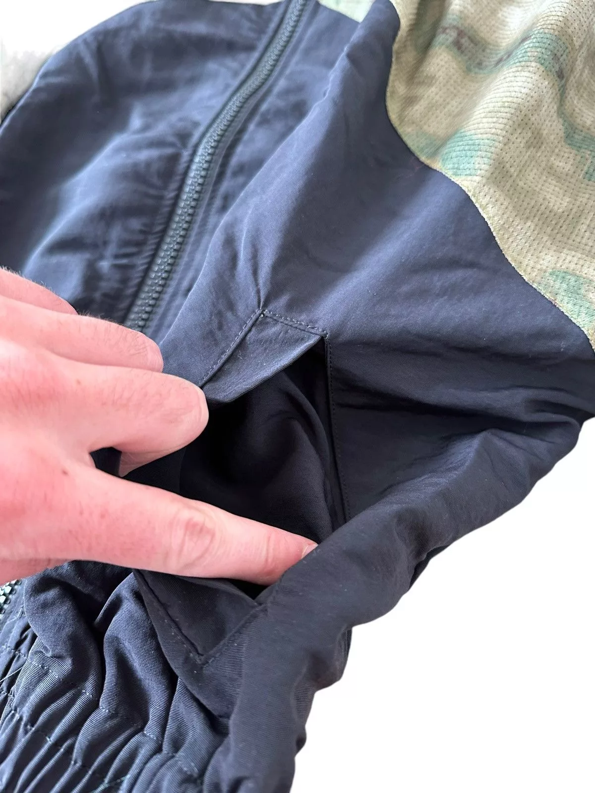 Rhude Light Jackets Rhude Camo Pill Flight Jacket Windbreaker Black