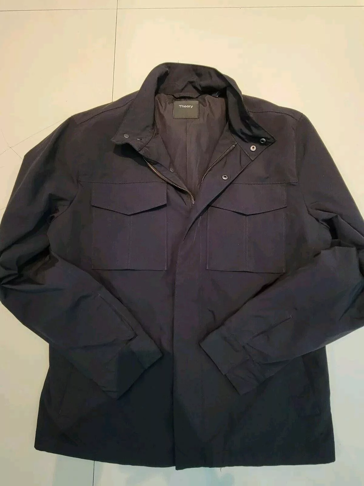 Theory Jackets Theory Canvas Dark Blue Jacket Size L