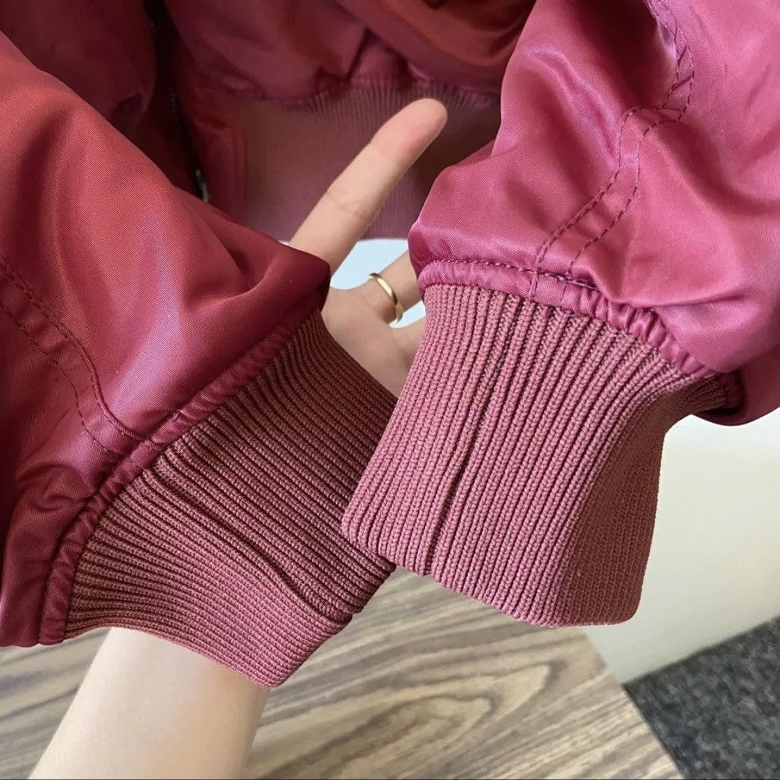 Acne Studios Bombers ACNE STUDIOS MAKIO MA-1 BOMBER Red