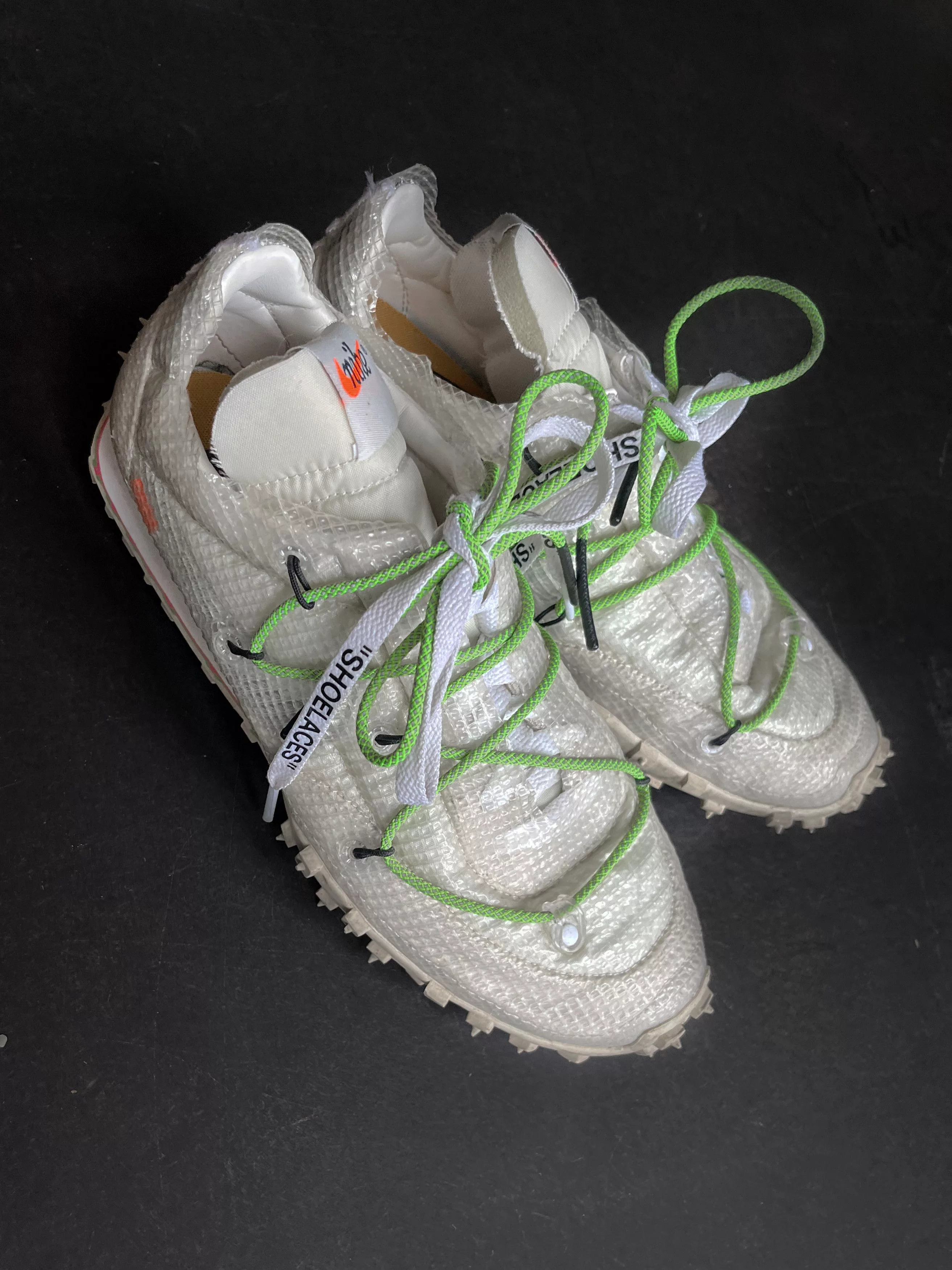 Off-White Low Top Sneakers Nike X Off-White Waffle Racer SP “Electric Green” Size EU 39 Multi