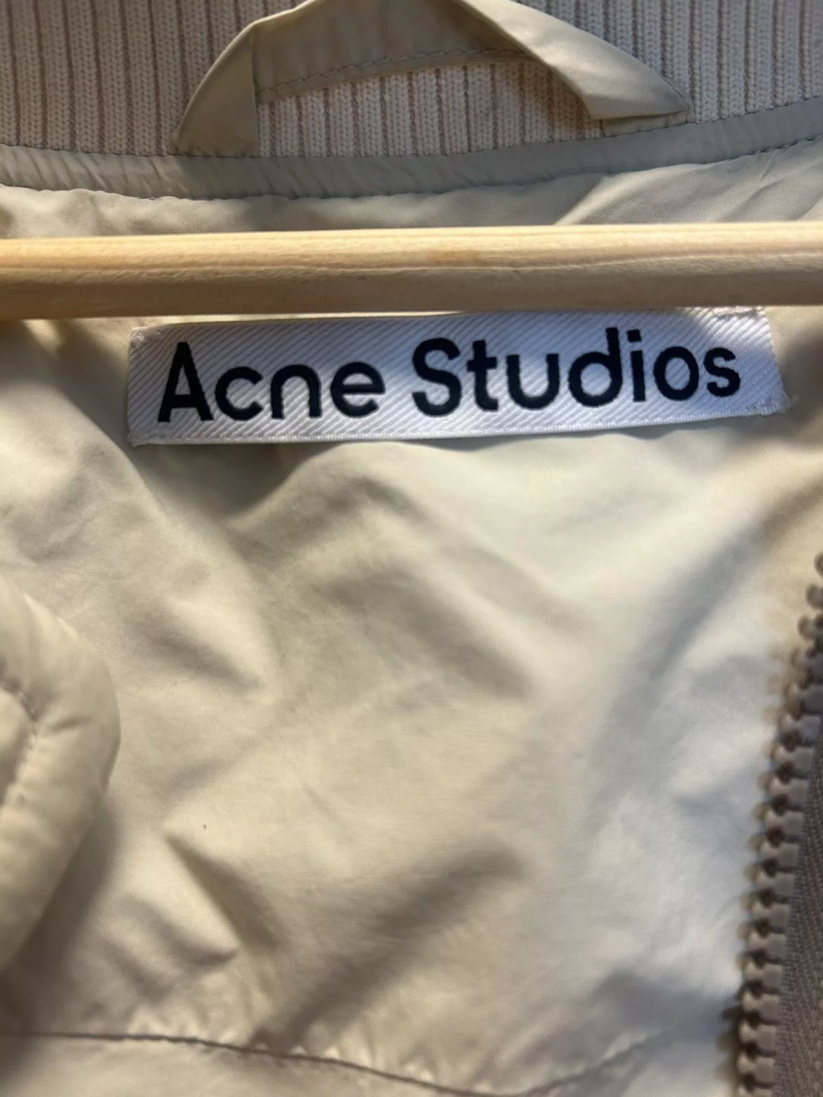 Acne Studios Down Jackets Acne Studios acne studio cropped quilted down puffer jacket Beige