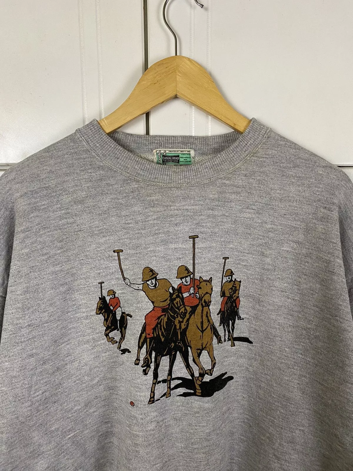 Other Sweatshirts Hoodies Other × Vintage Vintage Sportwear Cricket Sweatshirt Gray Sportswear