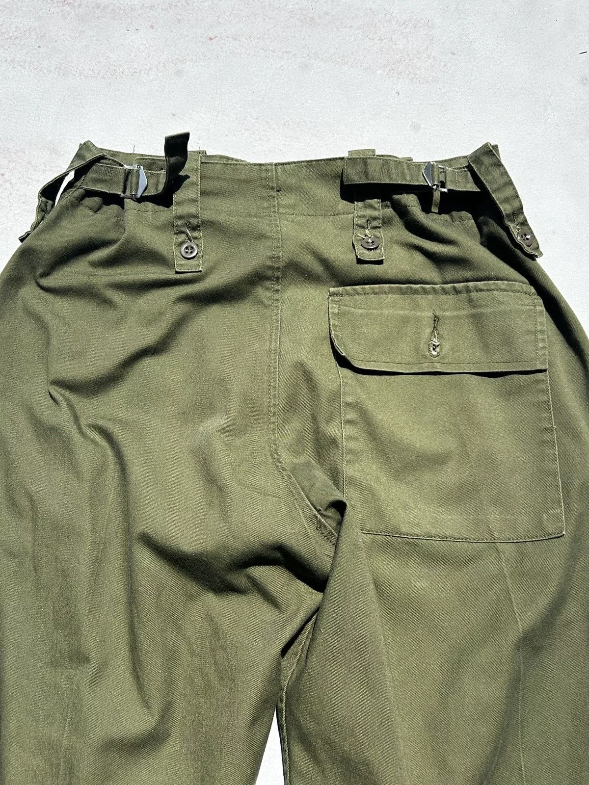 Vintage Casual Pants Vintage Military Surplus Army Fatigues Green