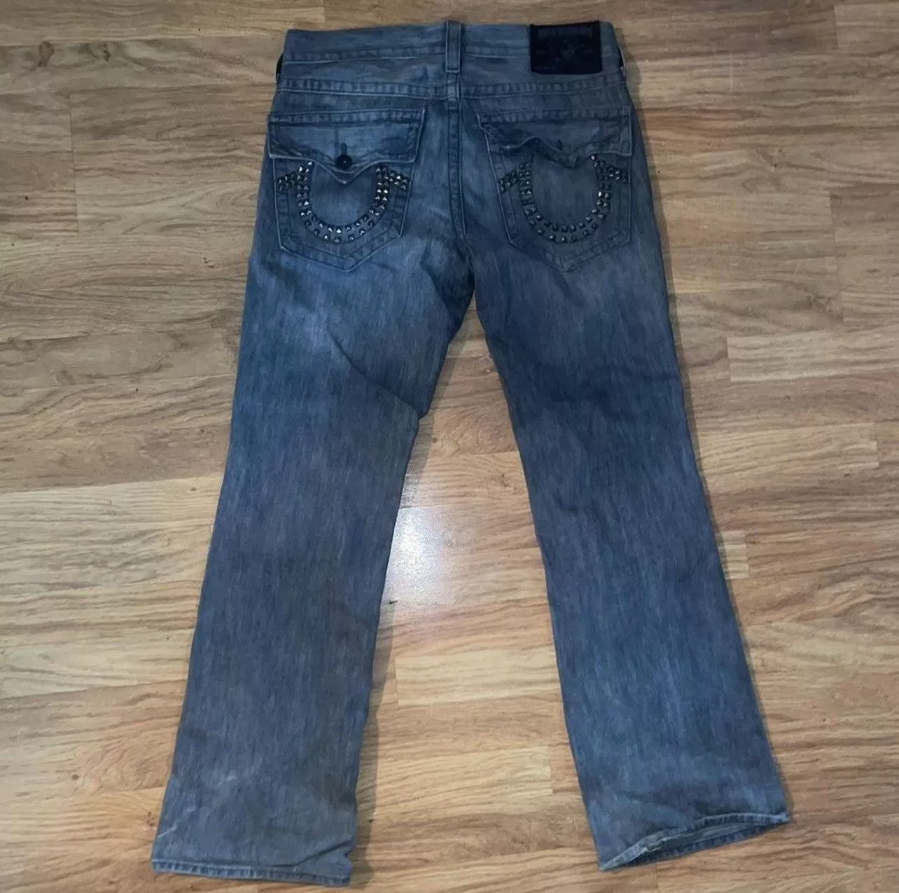 True Religion Denim True Religion Studded denim Gray