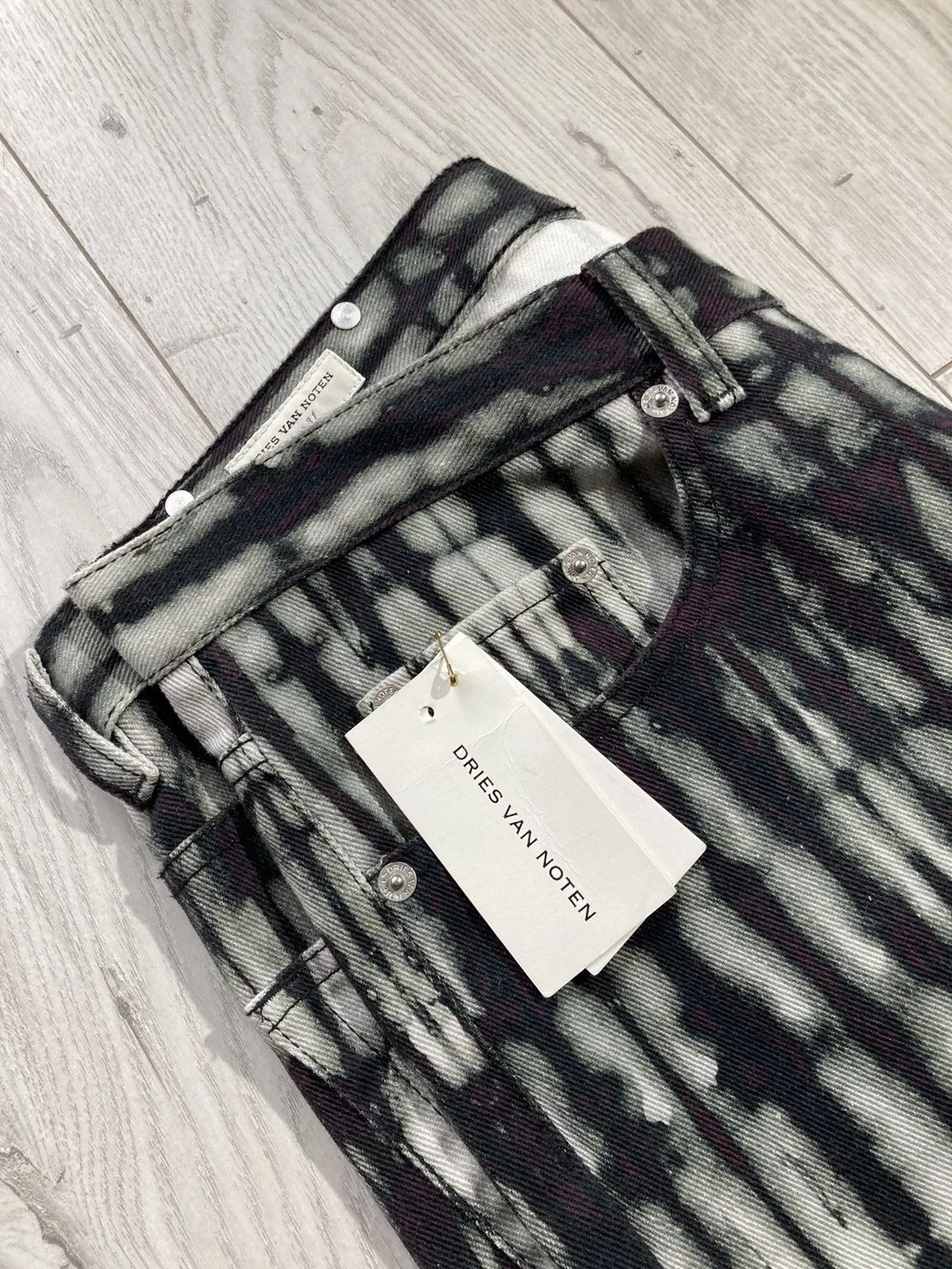 Dries Van Noten Denim Dries Van Noten jeans gris 31 Black