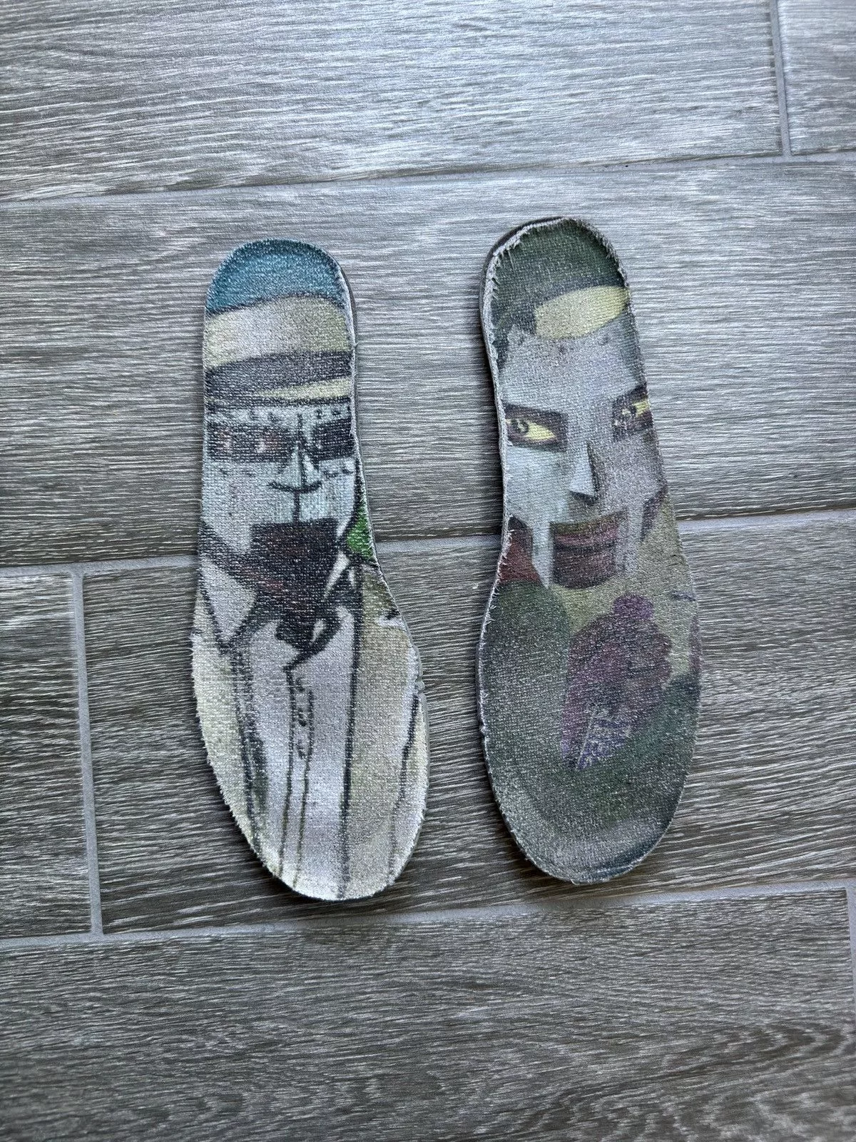 MF Doom Hi Top Sneakers MF Doom × Nike Nike sb dunk MF doom Black