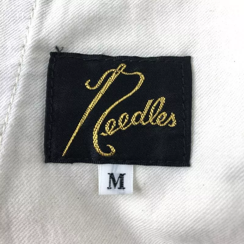 Needles Cropped Pants Paint Design Long Beige