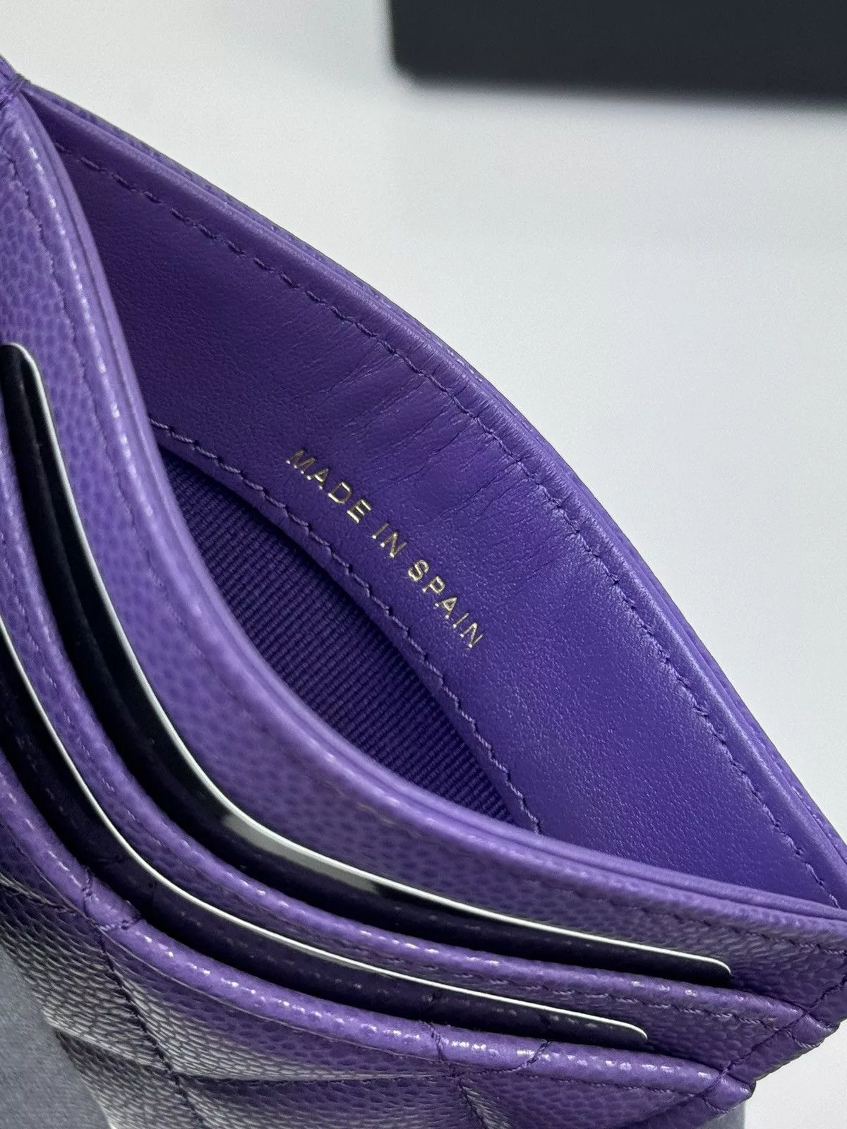 Chanel Wallets CHANEL CARD HOLDER Purple