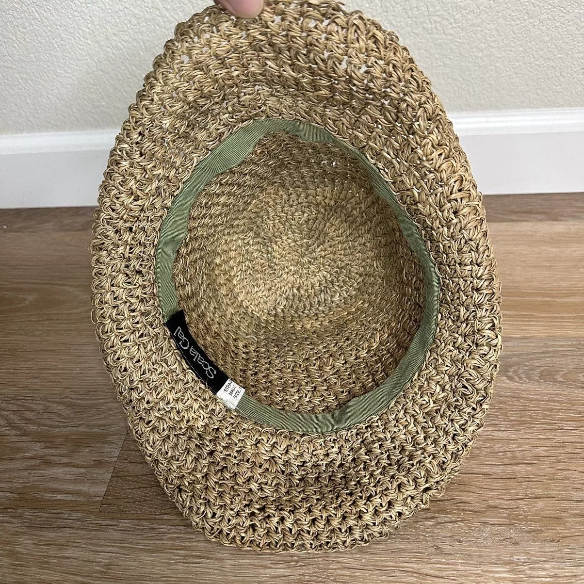 Other Hats Other Scala Gal Straw Packable Summer Hat Brown