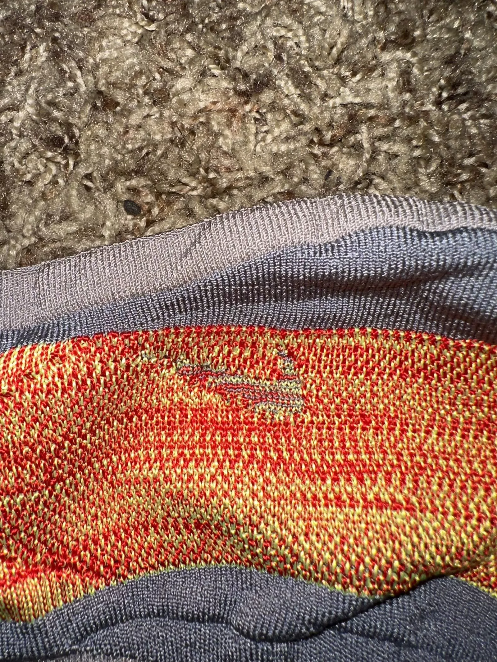 Nike Miscellaneous RARE Nike Vaporknit Covid Face Mask Orange