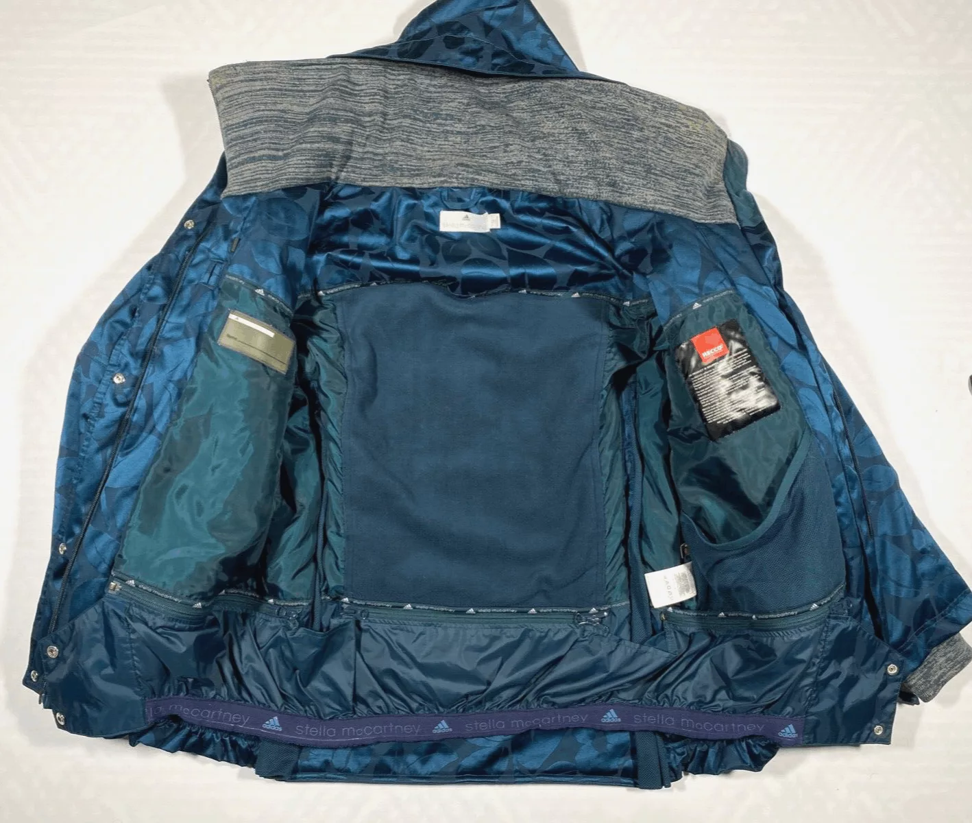 Stella McCartney Bombers Adidas Stella McCartney Ski Jacket Women’s Primaloft Blue