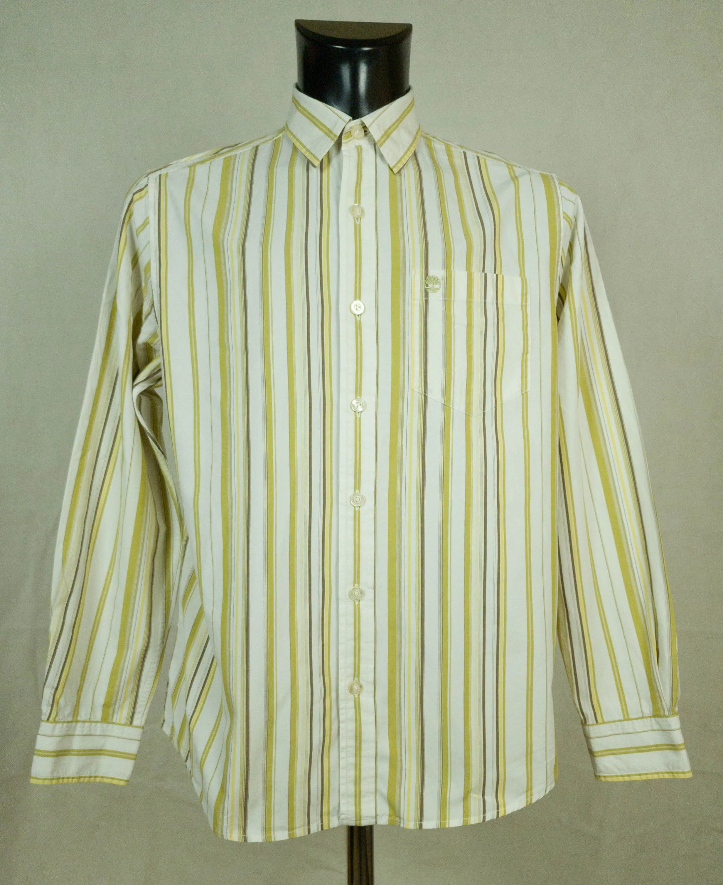 Timberland Shirts Button Ups MENS TIMBERLAND SHIRT LONG SLEEVE COTTON SIZE M/M Multi