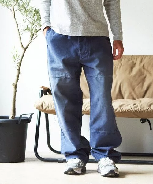 Nigel Cabourn Casual Pants Nigel Cabourn Lybro P-65 Drawstring Work Pants Blue