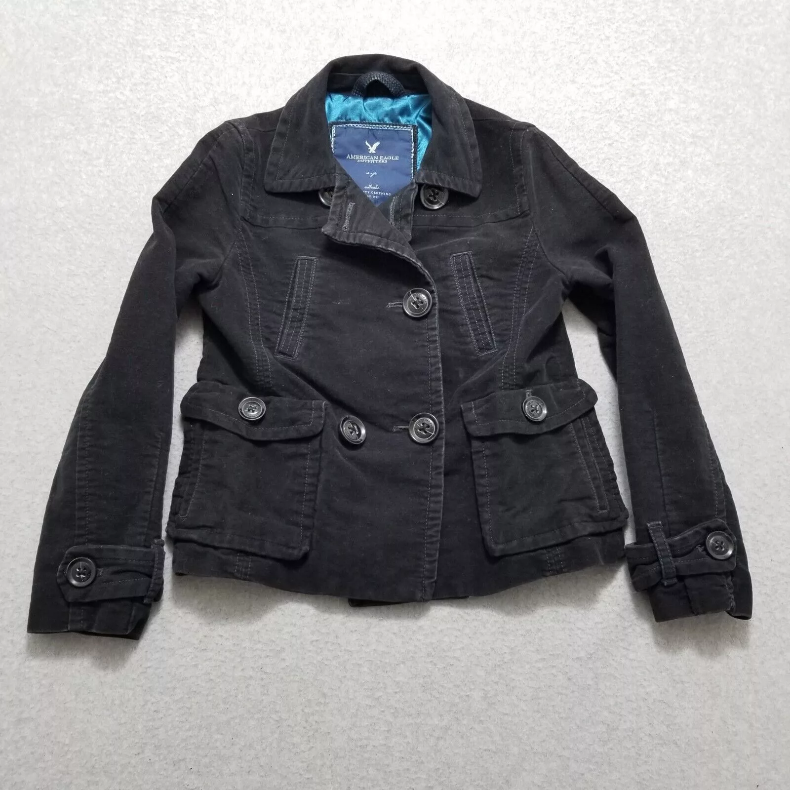 American Eagle Outfitters Jackets American Eagle Outfitters American Eagle Jacket Womens Small Pockets Buttons Outdoor Black