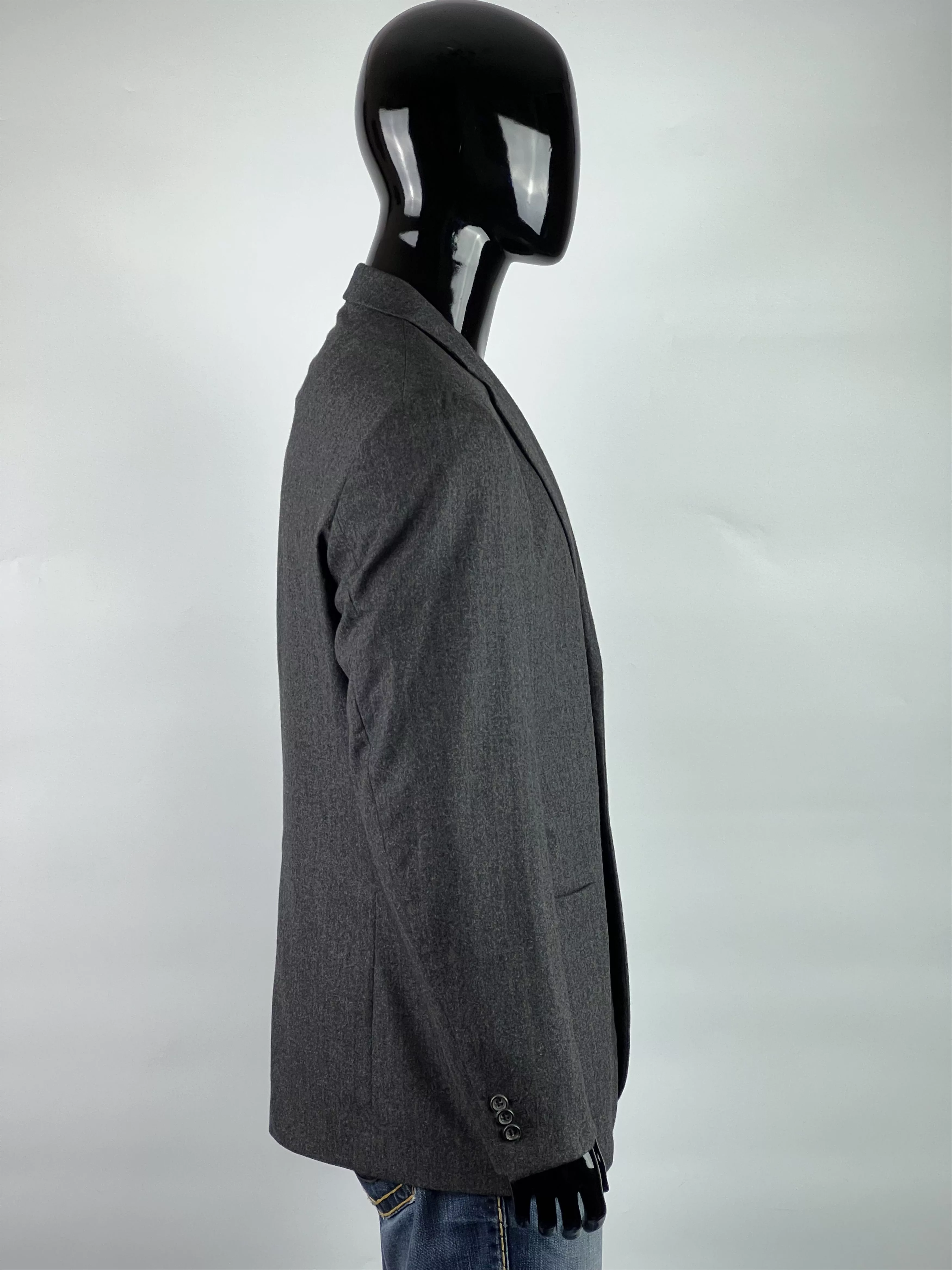 Jil Sander Blazers Jil Sander × Raf Simons Jil Sander Raf Simons Era Striped Wool Blazer Size 50R Multi