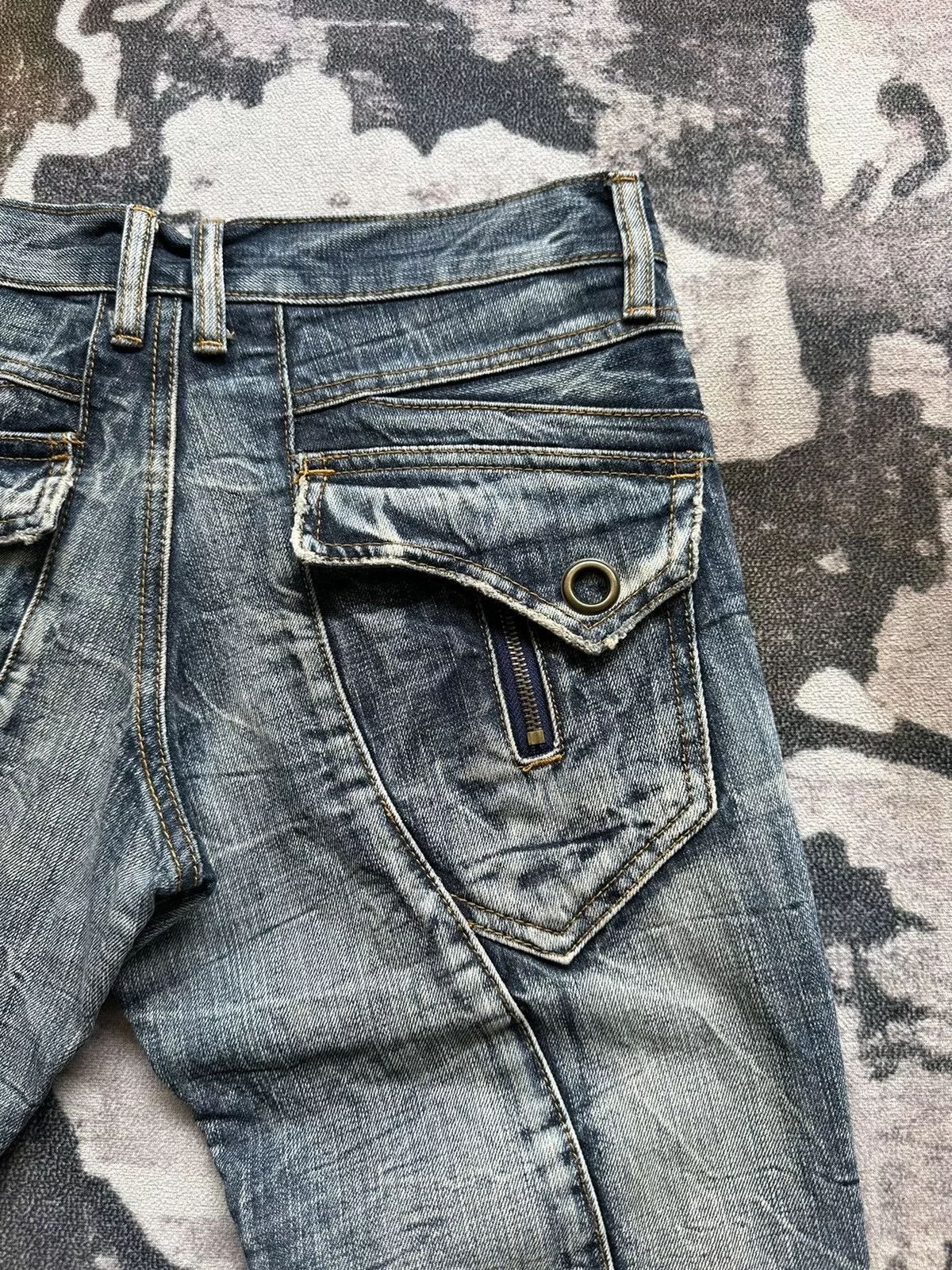 semanticdesign Denim Early 00’s Semanticdesign mudmax paneled jeans Multi Avant-Garde