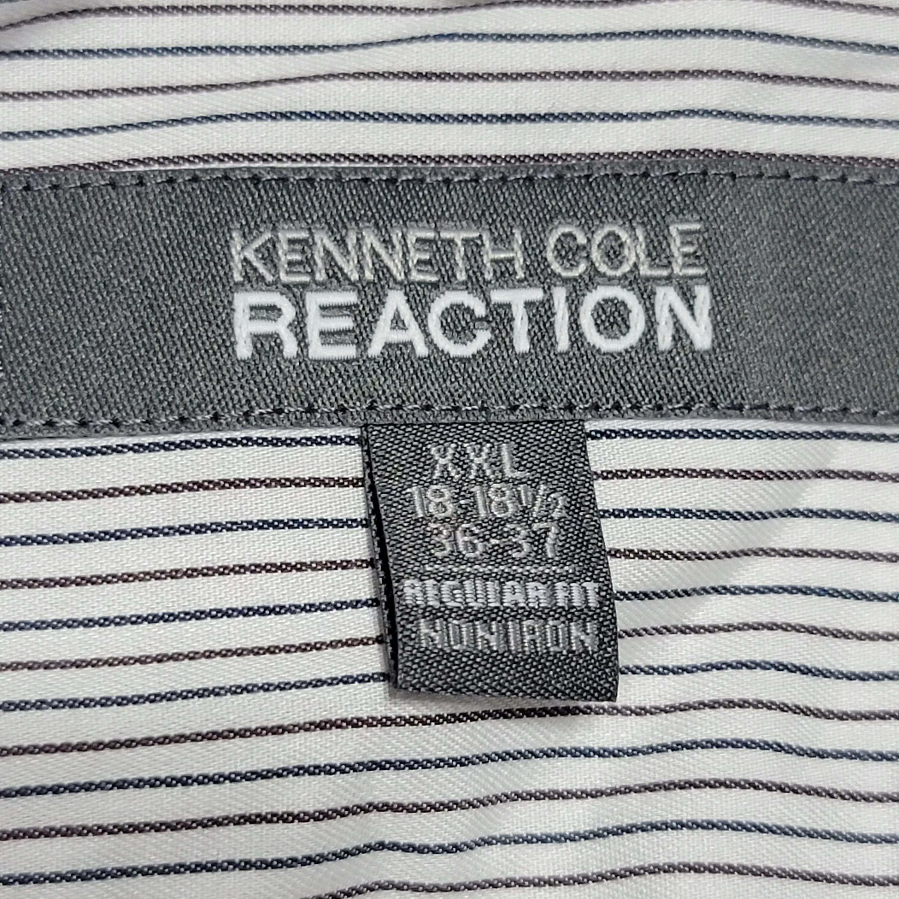 Kenneth Cole Shirts Button Ups Kenneth Cole Reaction Full Button LS - Size XXL Reg Fit Multi