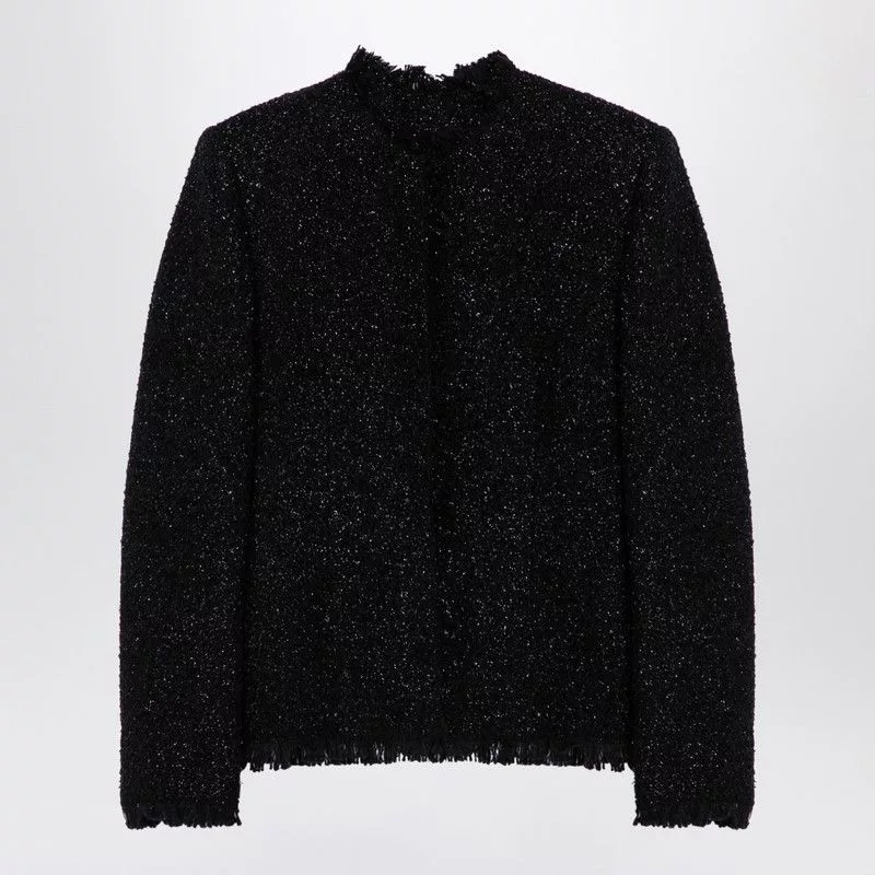 Givenchy Jackets Givenchy Black Tweed And Lurex Jacket Multi