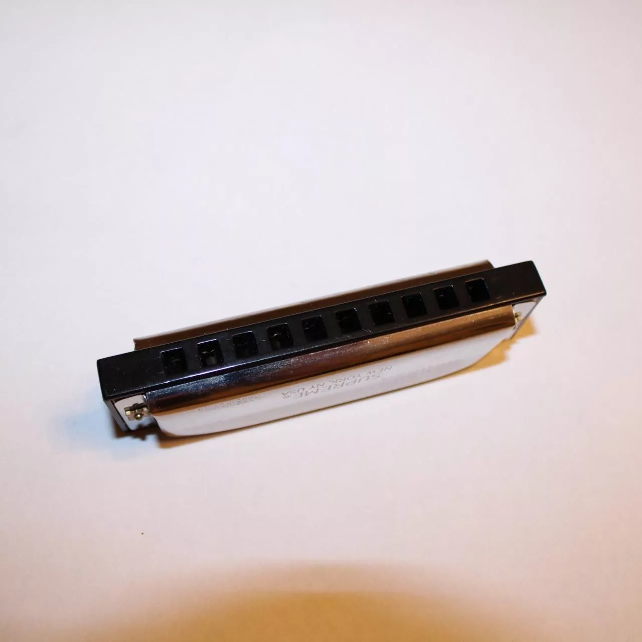Supreme Supreme Supreme Hohner Harmonica Silver