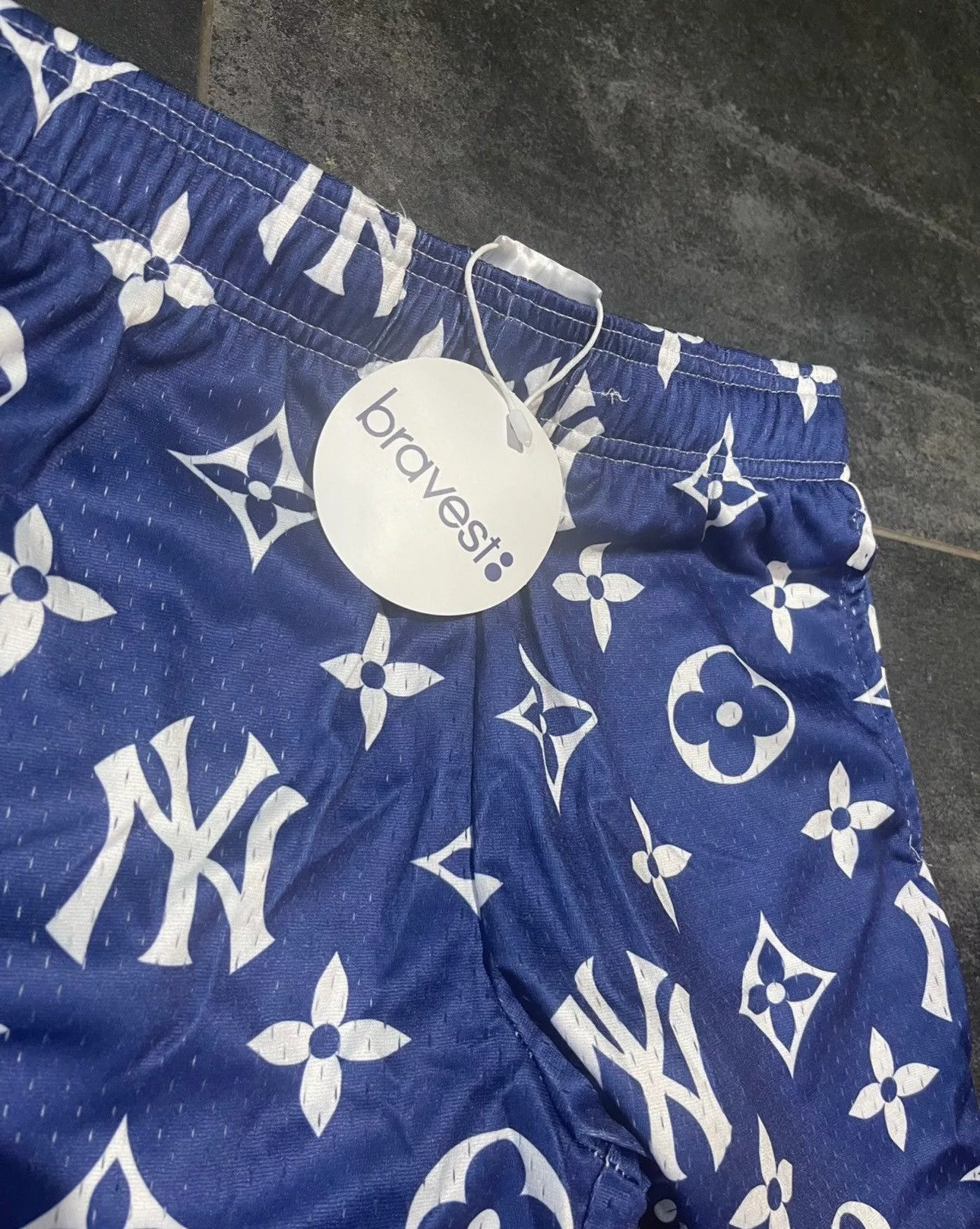 Bravest Studios Shorts Bravest Studios ‘Blue/ NY / LV’ Shorts || Size (XXL)