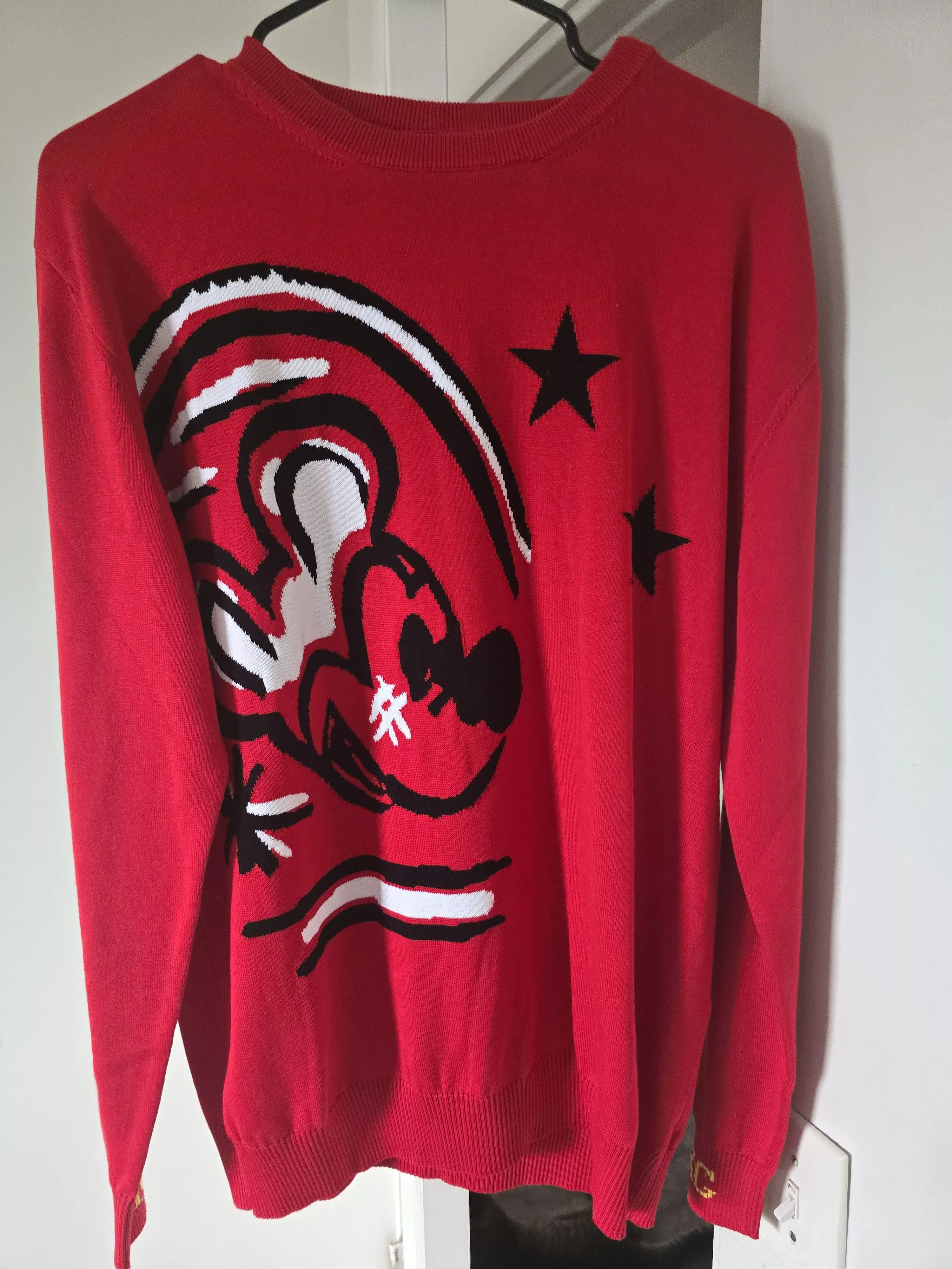 Iceberg Sweaters Knitwear Iceberg mickey mouse sweater Red
