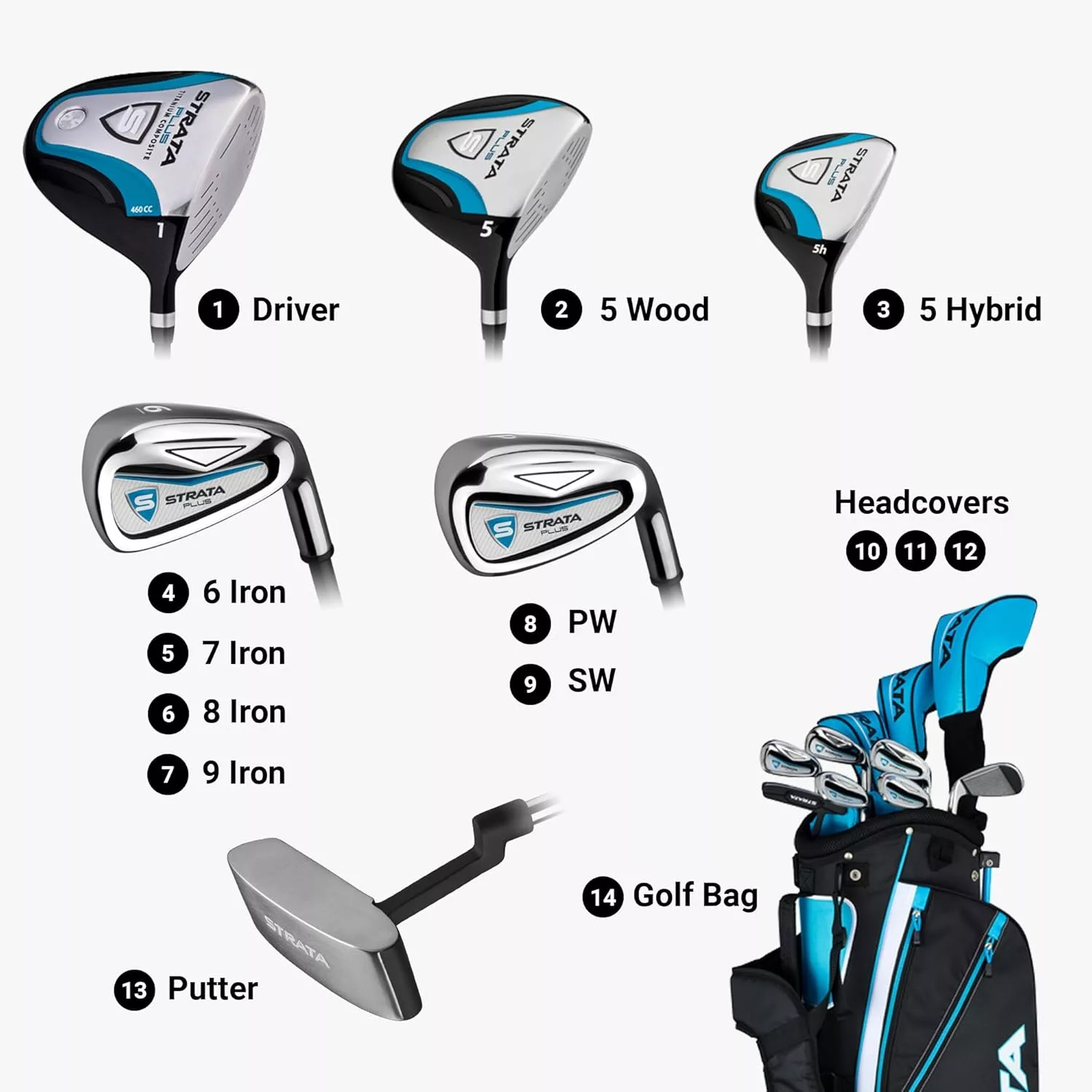 Callaway Women’s Strata Golf Club Set, Complete Kit