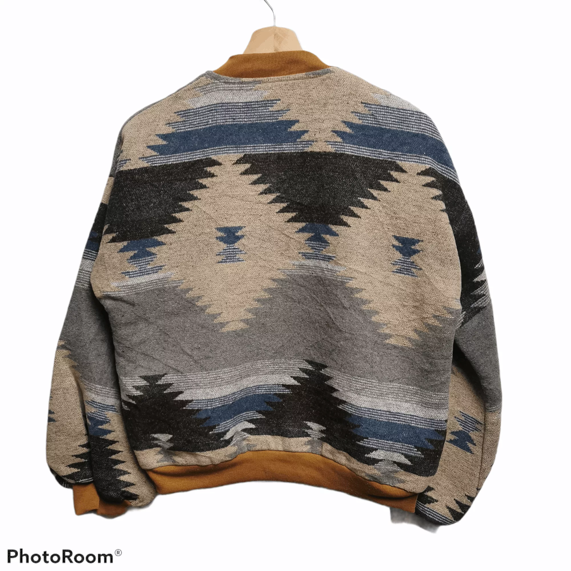 Native Bombers Native × Vintage Vintage Navajo bomber jacket Multi