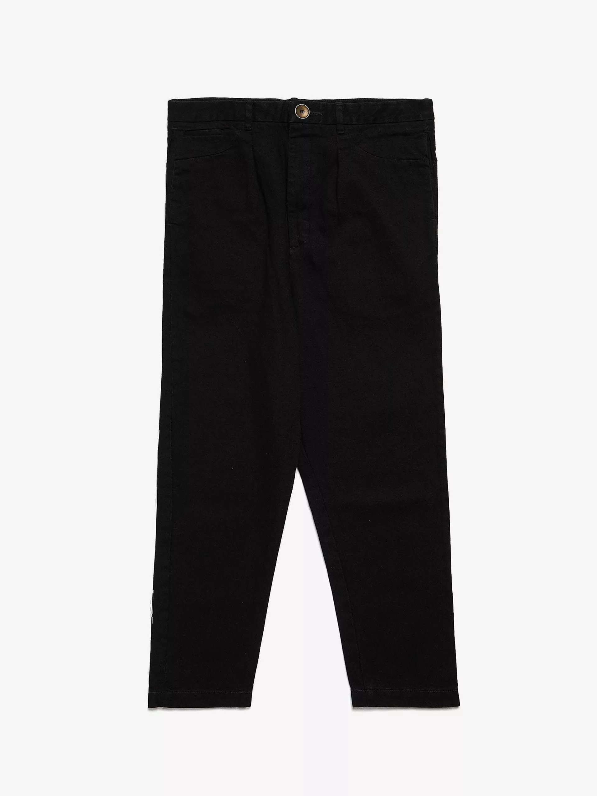 Maison MIHARA YASUHIRO Denim Maison MIHARA YASUHIRO Black Wide Cotton Denim