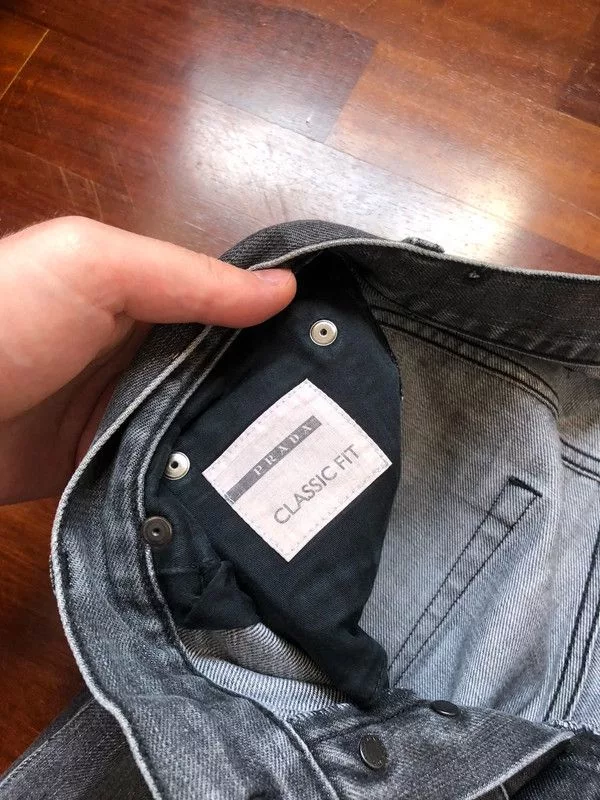 Prada Denim Jeans Gray