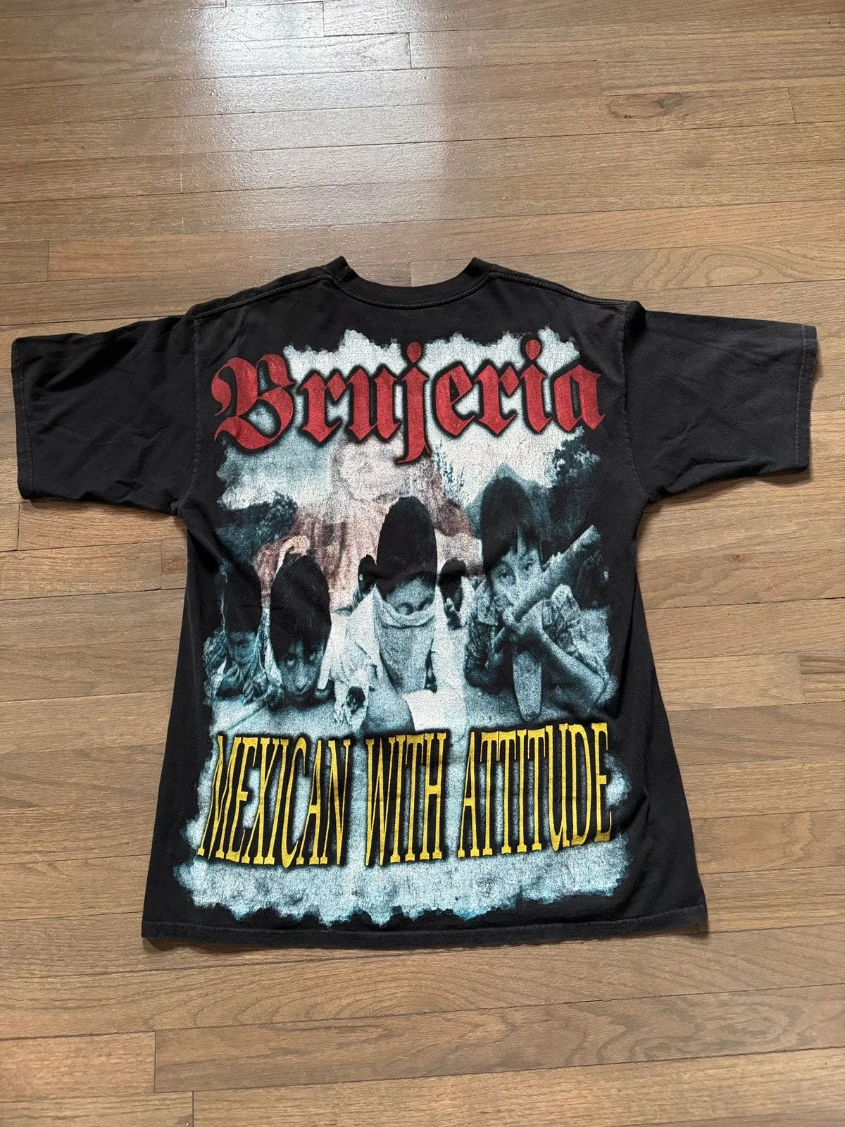 Vintage Shirts Button Ups Vintage Brujeria Black