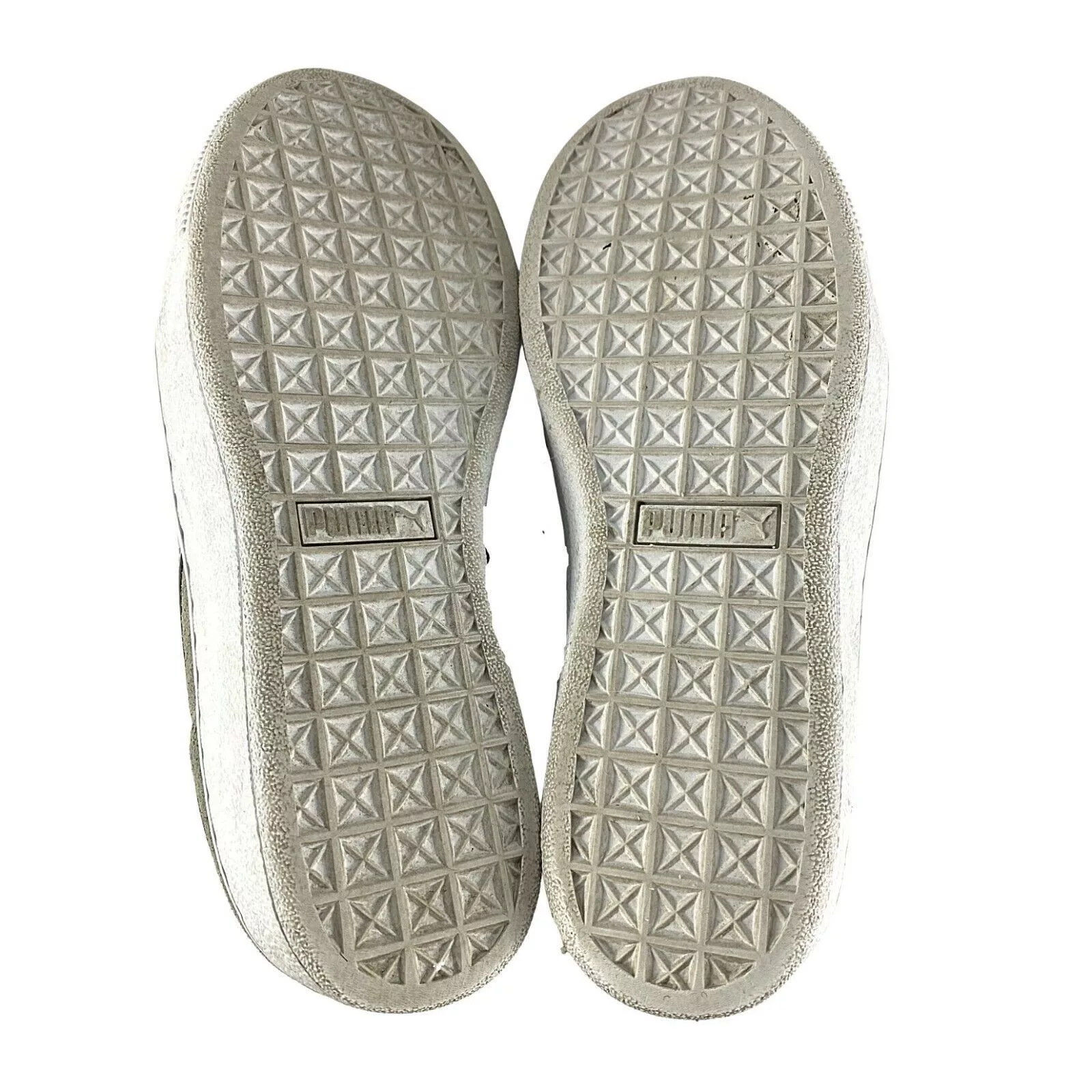 Puma Low Top Sneakers Puma Suede Platform Vikky Sneakers Soft Foam Gray Size 6